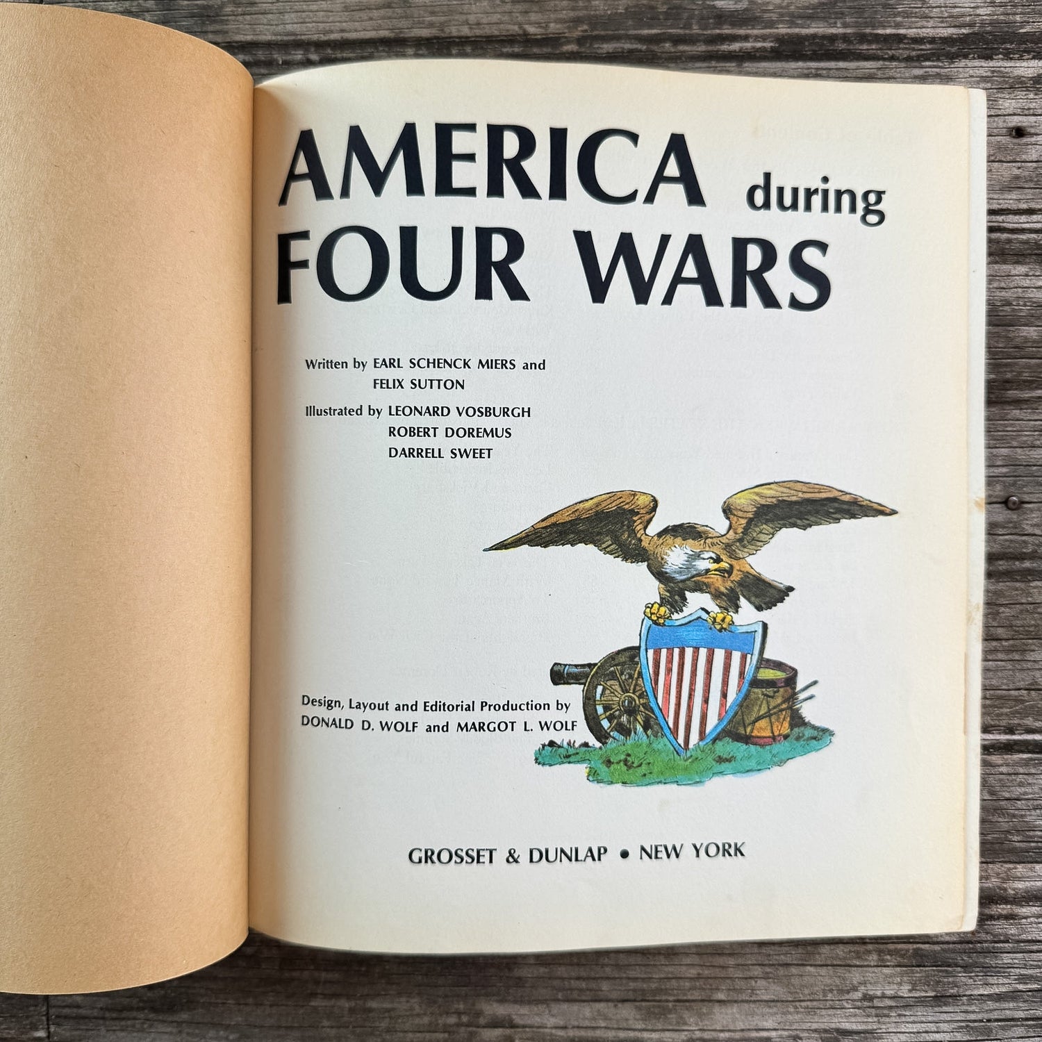 America During Four Wars, Earl Schenck Miers and Felix Sutton, 1965 - Pretty Old Books