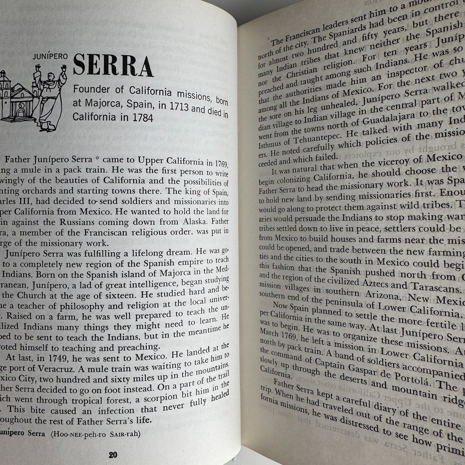 American Biographies: 40 Influential Figures – California State Textbook, 1964 - Pretty Old Books
