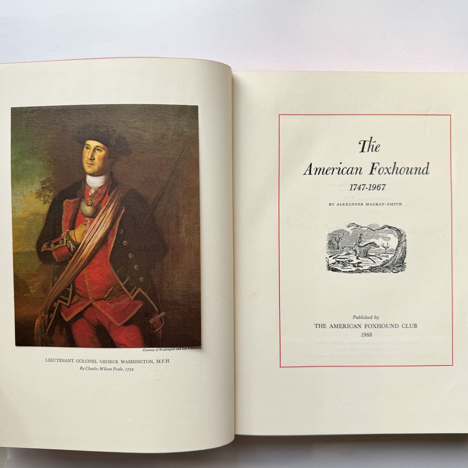 American Foxhound, Fox Hunting Set of 2, 1968 Oversized Books - Pretty Old Books