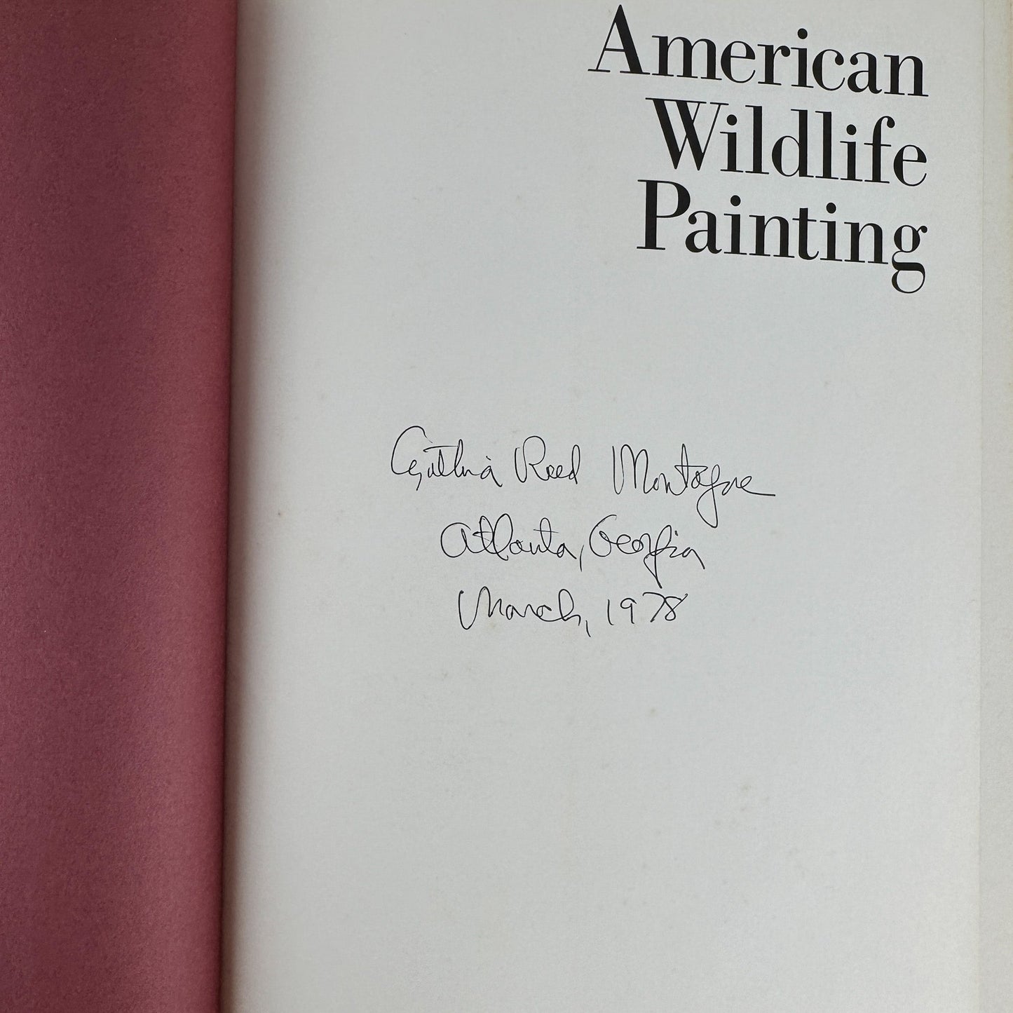 American Wildlife Painting, 1975, Fuertes, Audubon, Heade, Wilson, Thayer, Catesby - Pretty Old Books