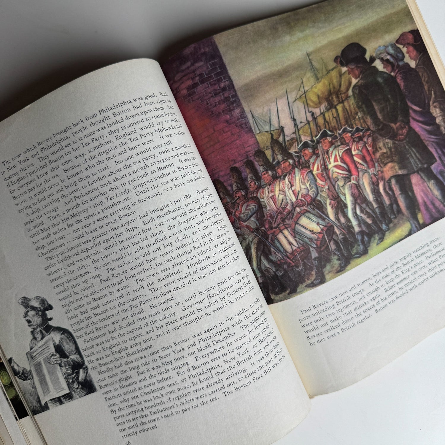 America’s Paul Revere by Esther Forbes, Illustrated by Lynd Ward (1946, Scott Foresman Edition) - Pretty Old Books