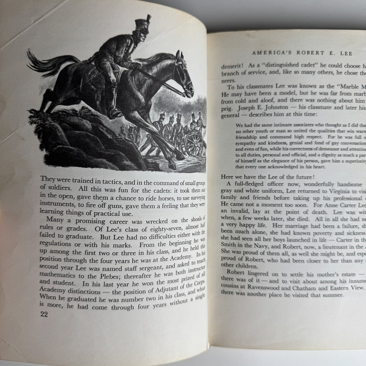 America's Robert E. Lee, Henry Steele Commager, 1951, Illustrated Hardcover - Pretty Old Books