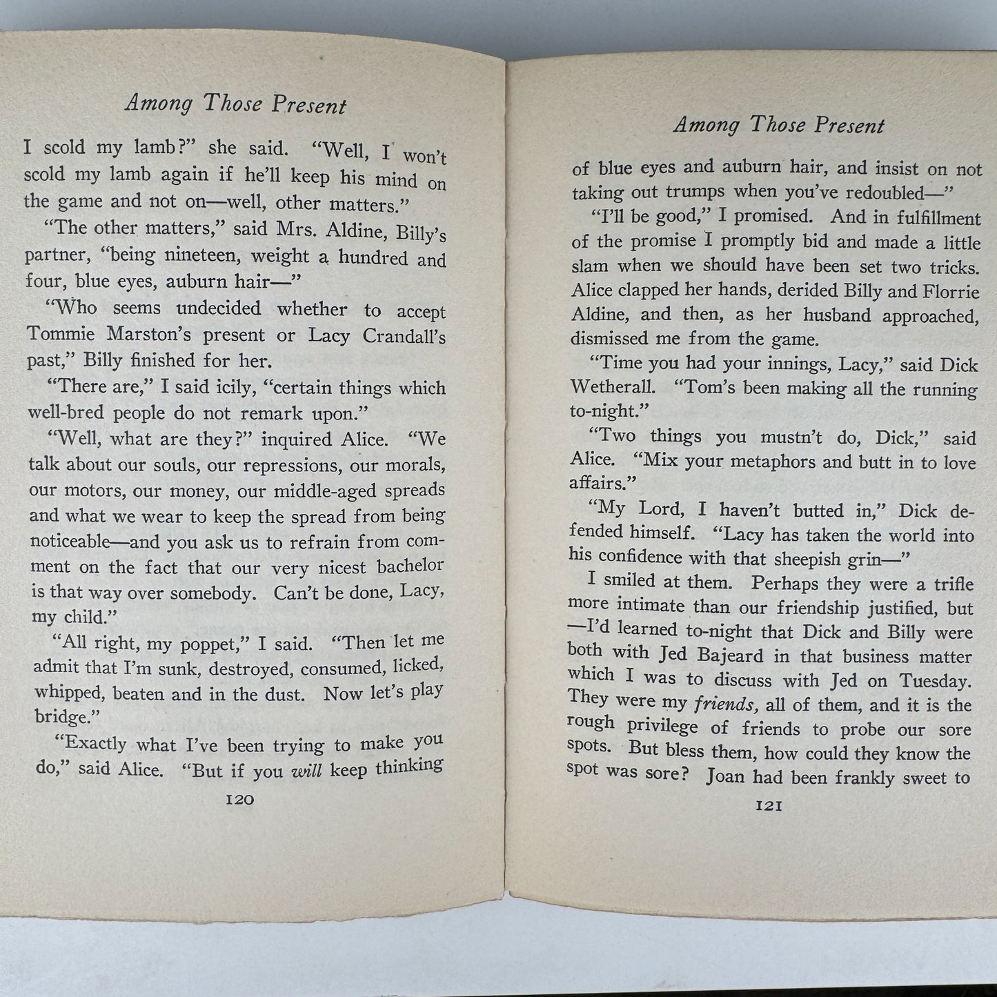 Among Those Present, 1930 Mystery Thriller, Arthur S Roche - Pretty Old Books