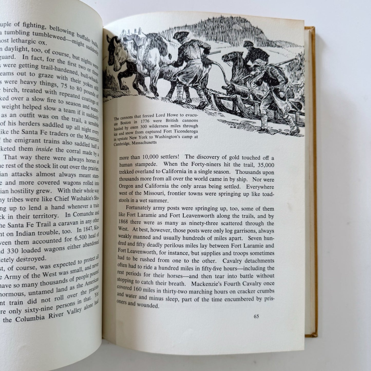 Animals That Made U.S. History, 1964 Children's Hardcover Nonfiction - Pretty Old Books