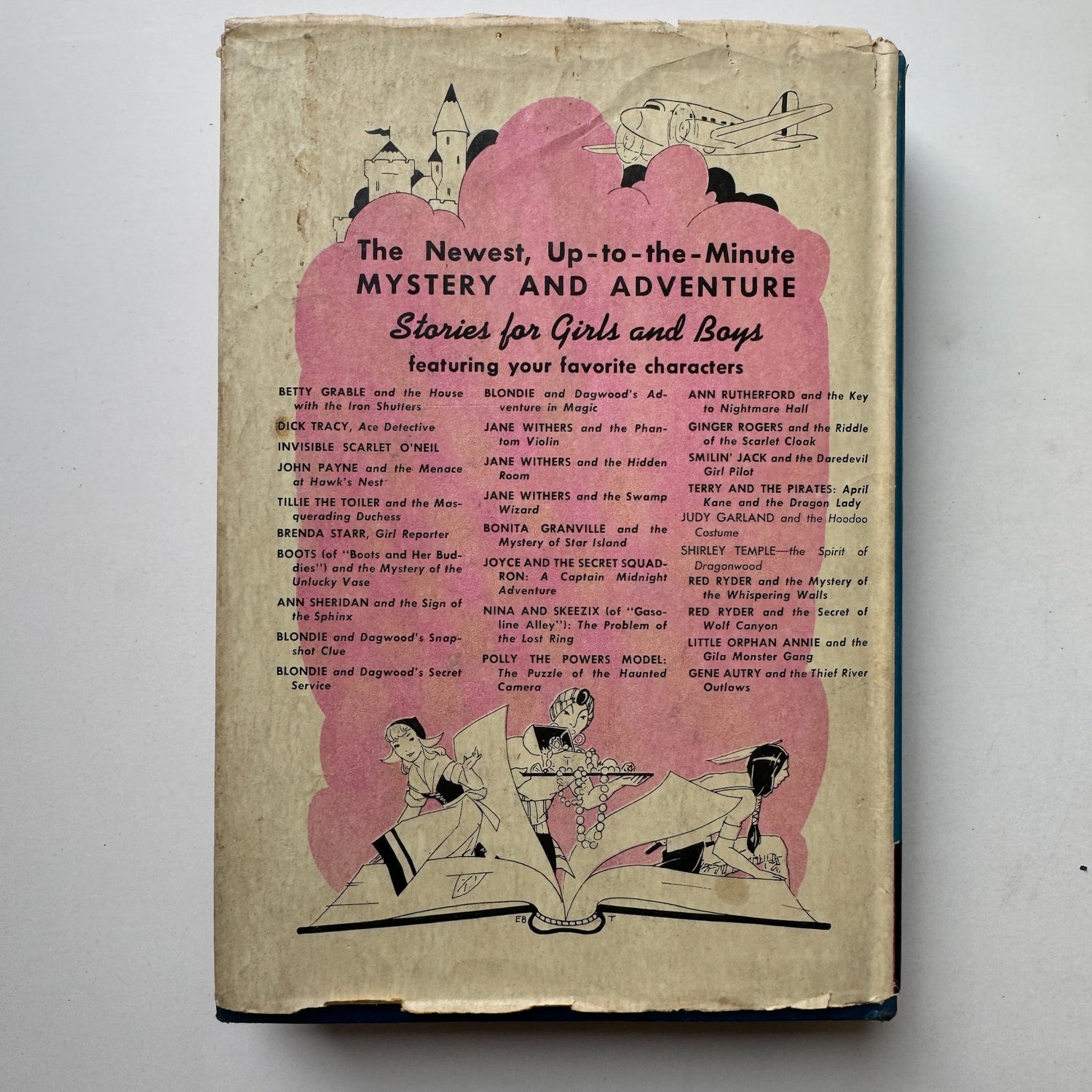 Ann Rutherford and The Key to Nightmare Hall by Kathryn Heisenfelt 1942 Whitman - Pretty Old Books