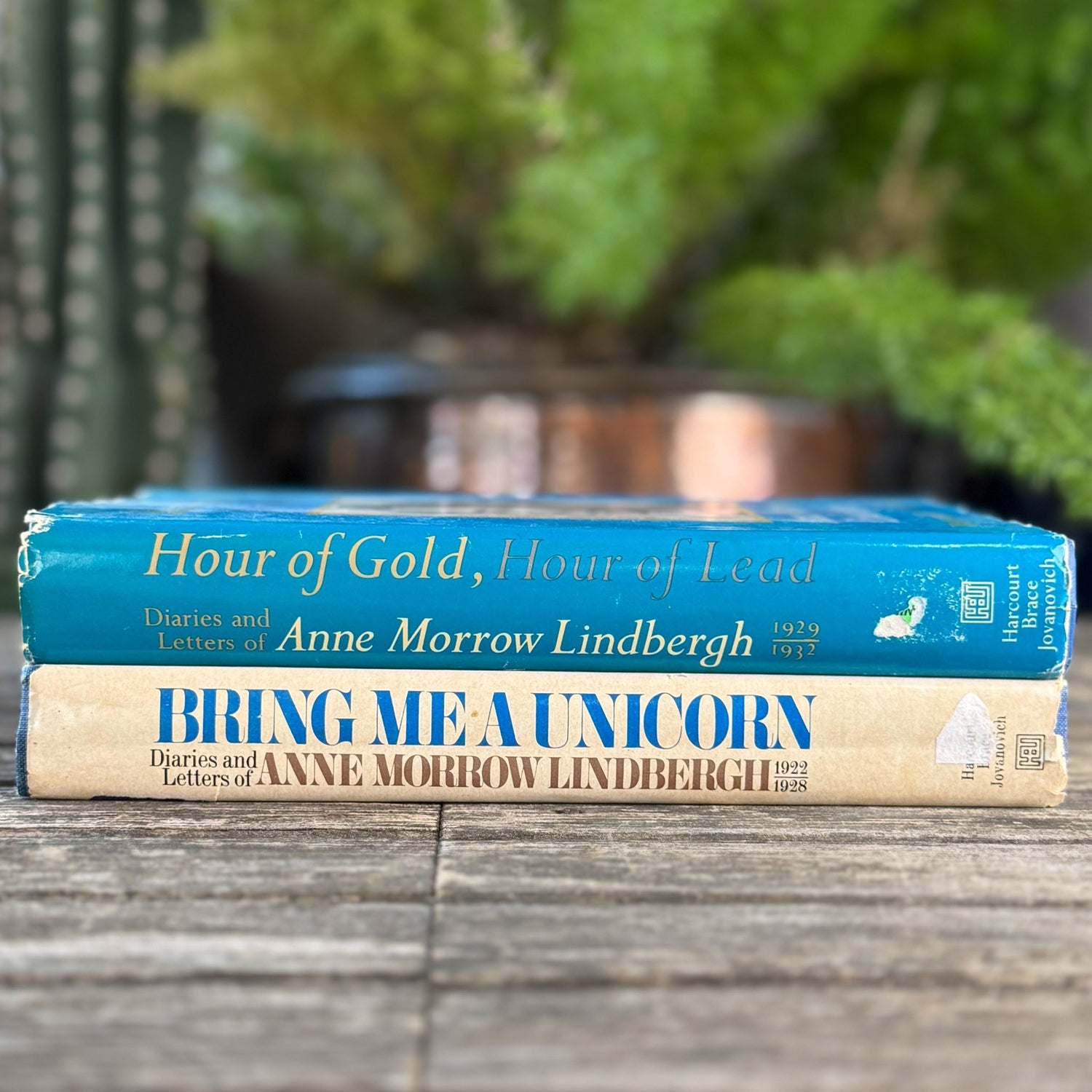 Anne Morrow Lindbergh, Diaries and Letters, Hour of Gold, Hour of Lead and Bring Me A Unicorn - Pretty Old Books