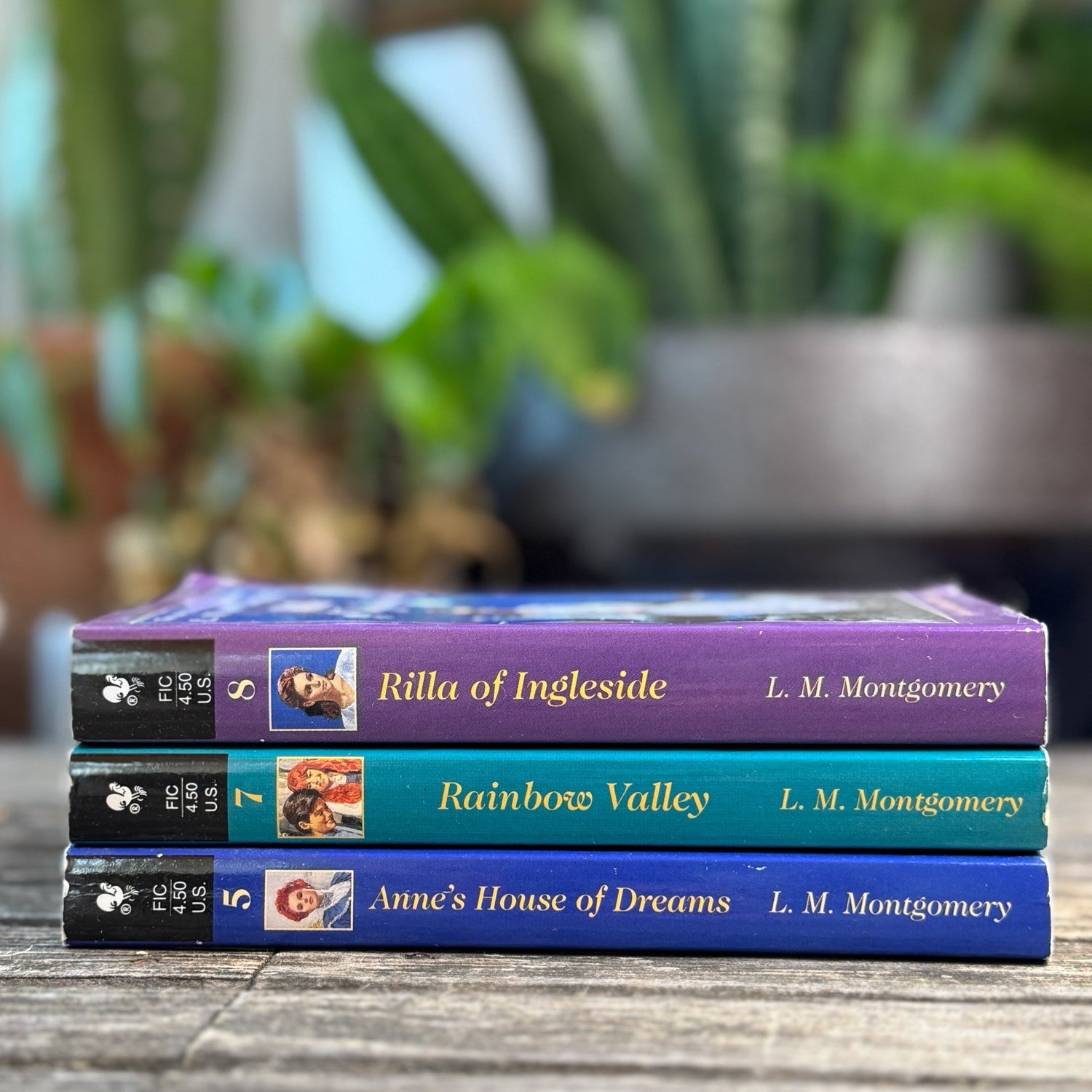 Anne of Green Gables Vintage Paperback Set of 3, L.M. Montgomery, 1998 - Pretty Old Books