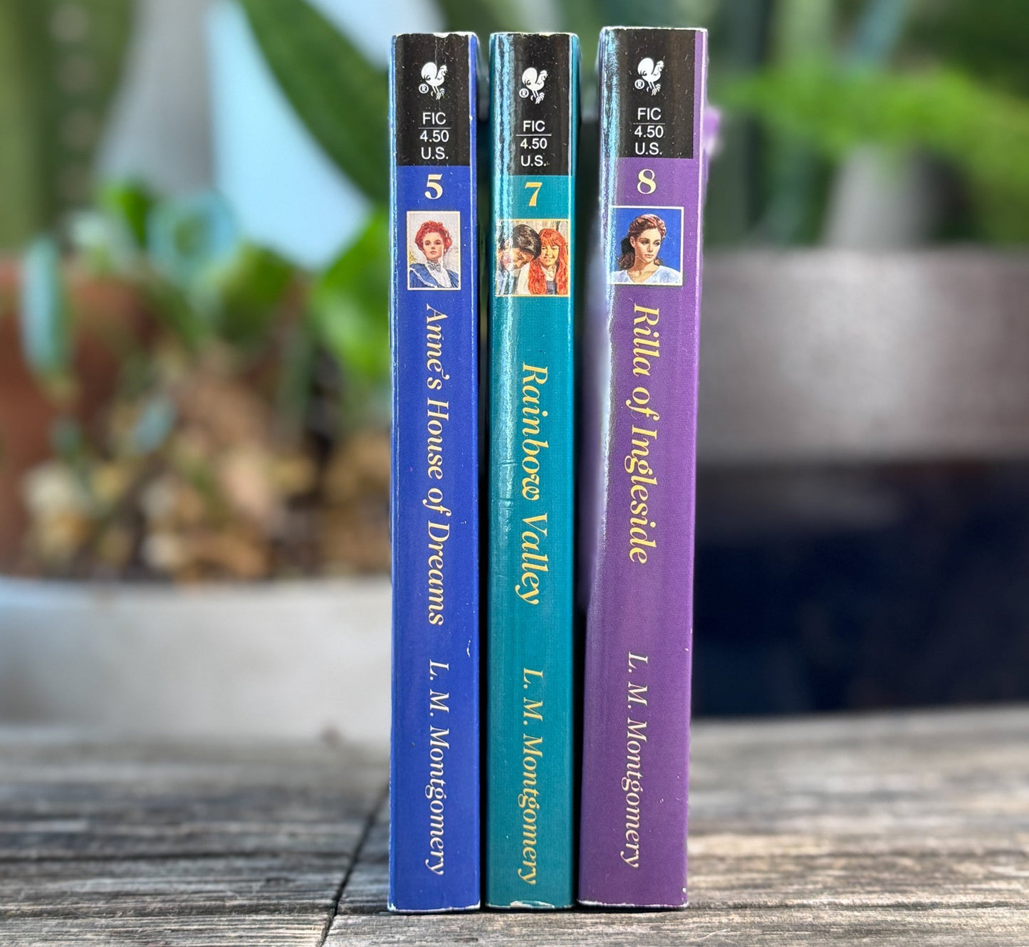 Anne of Green Gables Vintage Paperback Set of 3, L.M. Montgomery, 1998 - Pretty Old Books