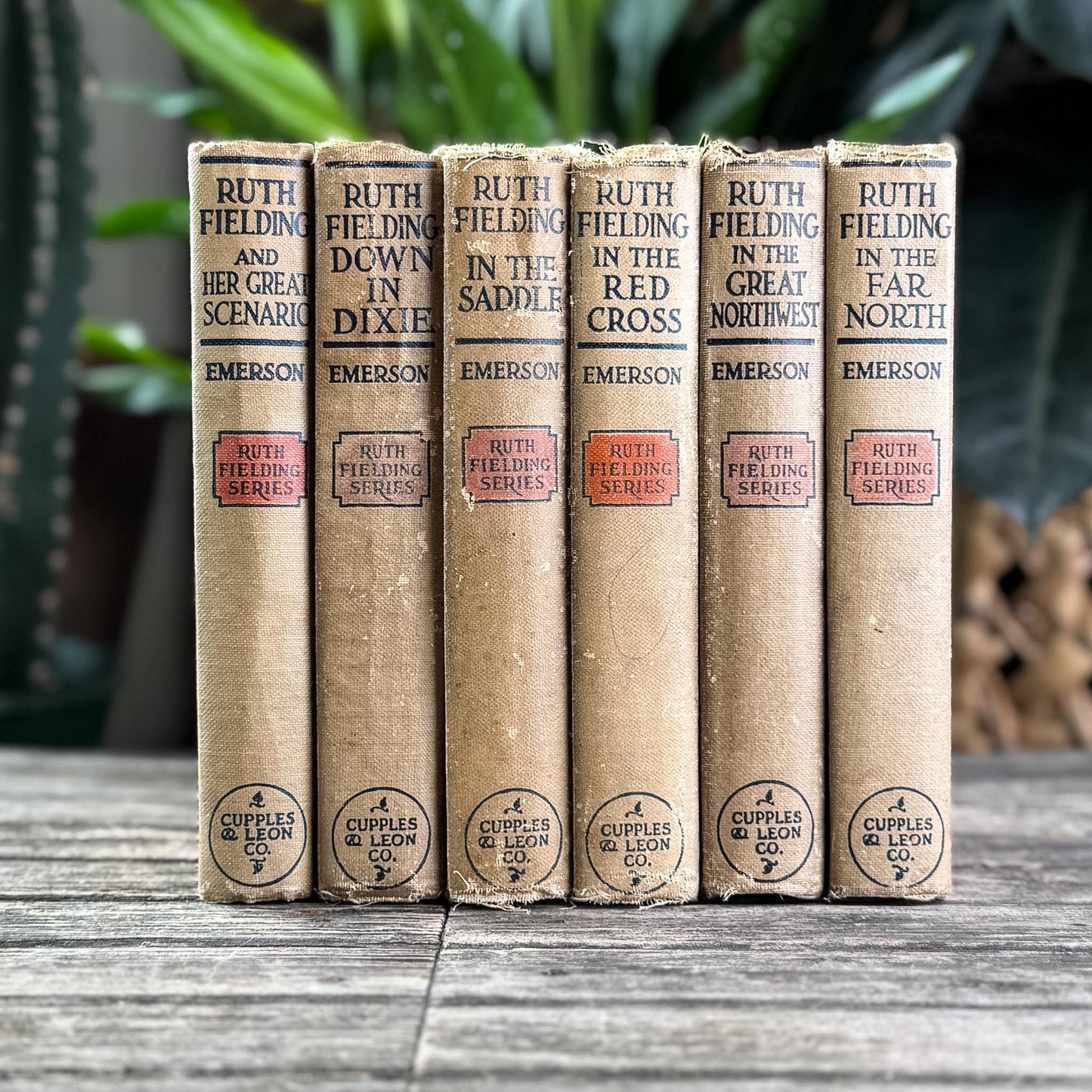 Antique 1920s Shabby Ruth Fielding Books for Girls - Pretty Old Books