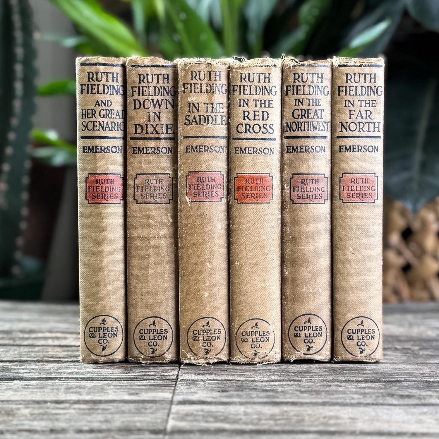 Antique 1920s Shabby Ruth Fielding Books for Girls - Pretty Old Books