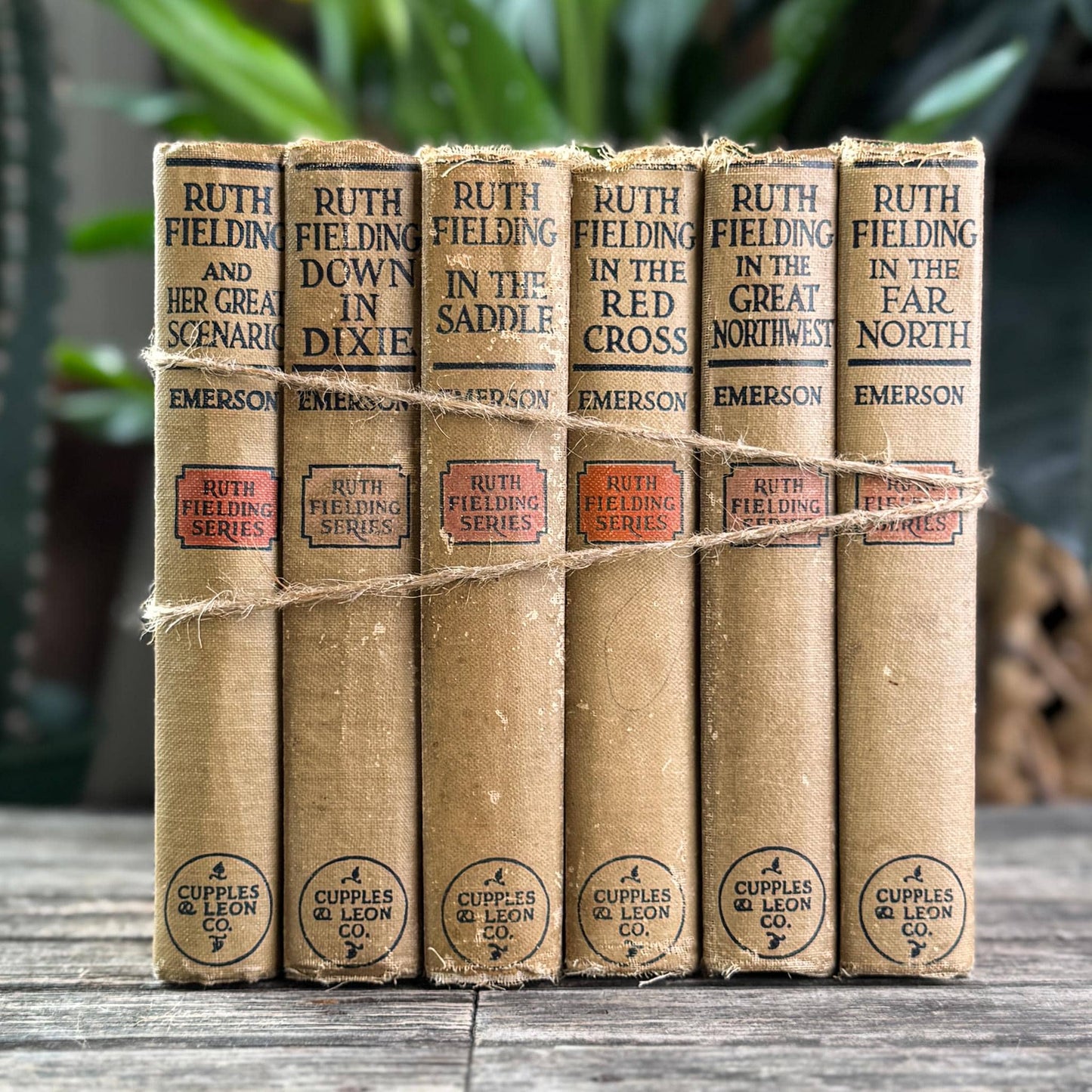 Antique 1920s Shabby Ruth Fielding Books for Girls - Pretty Old Books