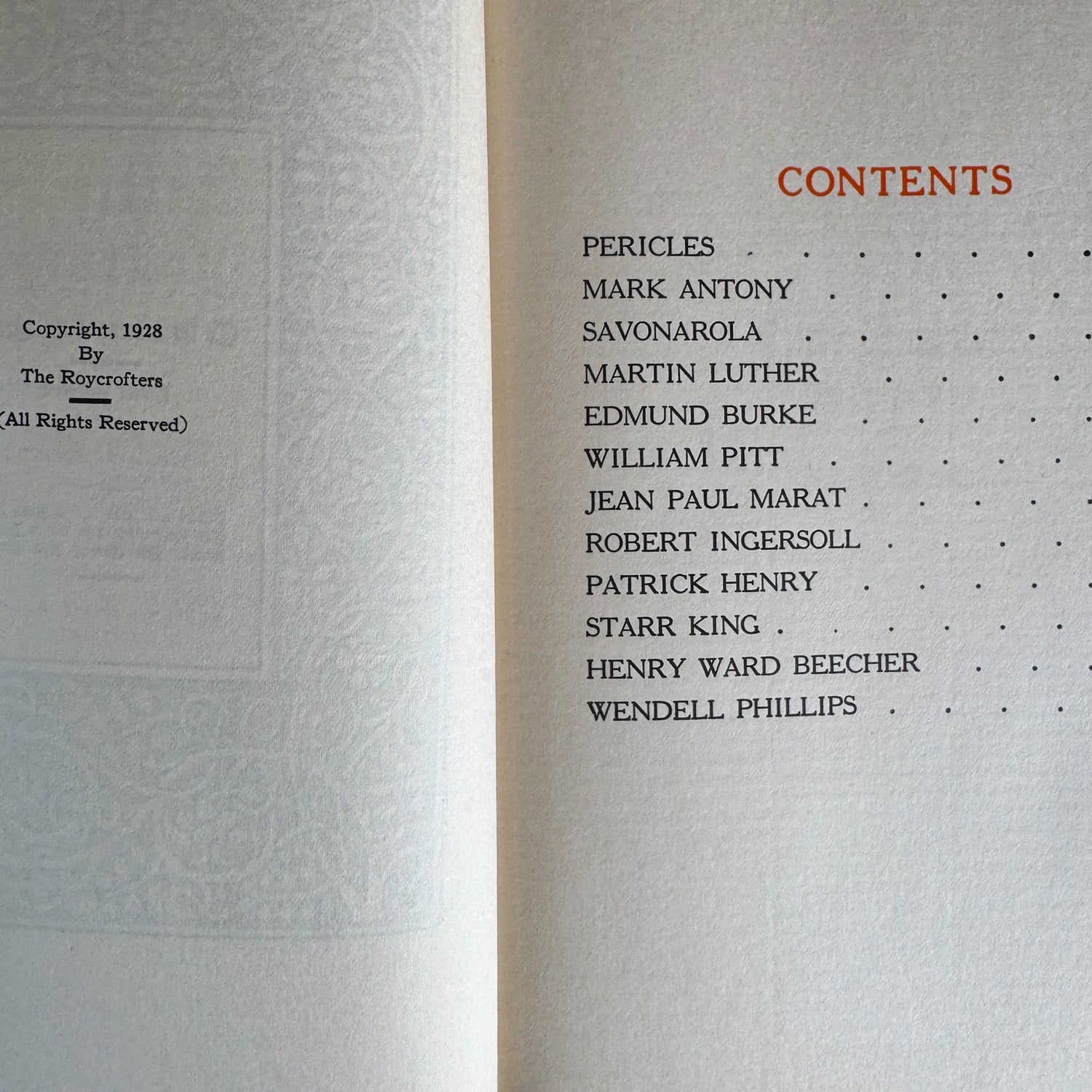 Antique Brown and Copper Book Set, Little Journeys to the Homes of the Great, 1928 Biographies - Pretty Old Books