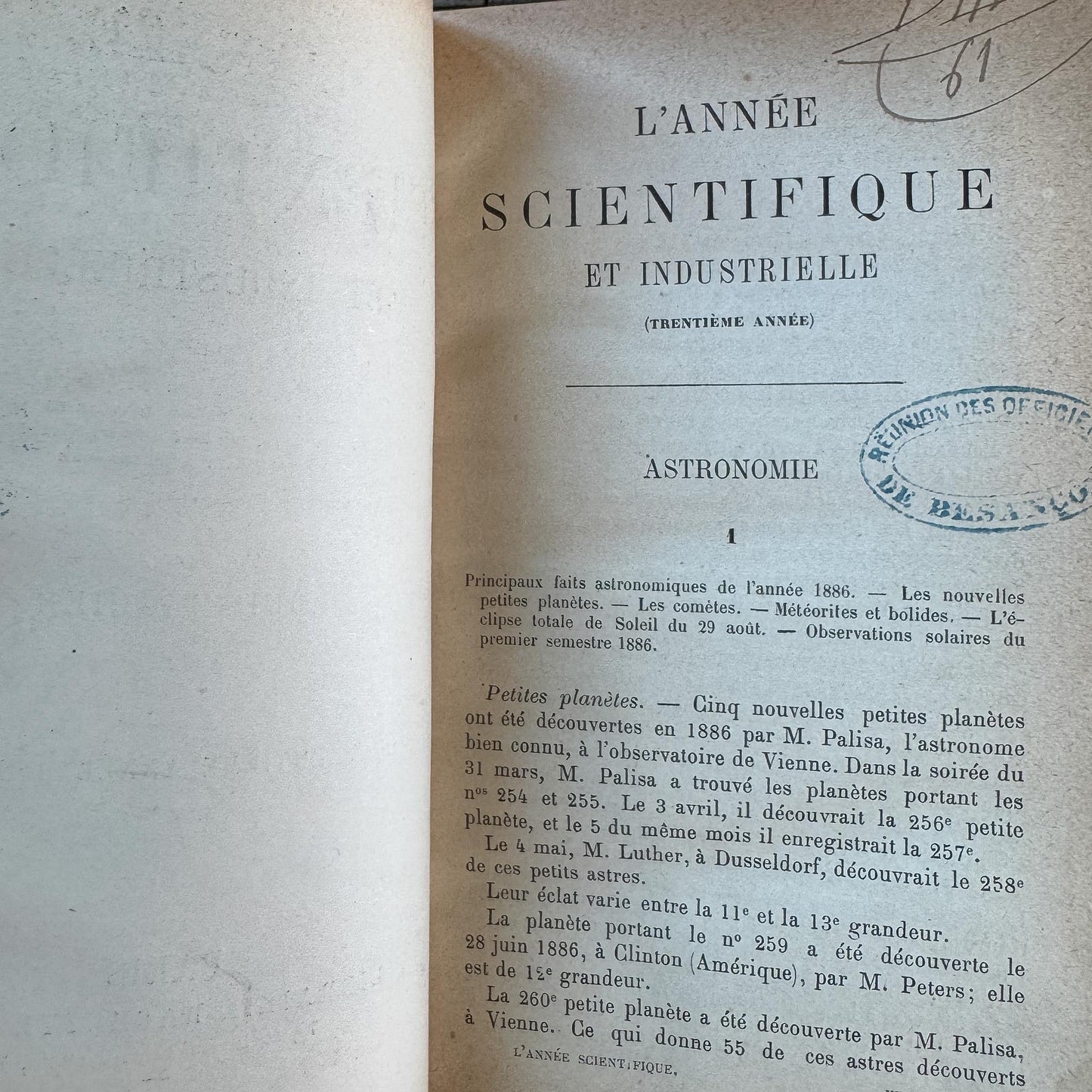 Antique French Book Set of L'Année Scientifique et Industrielle by Louis Figuier, 7 Volumes - Pretty Old Books
