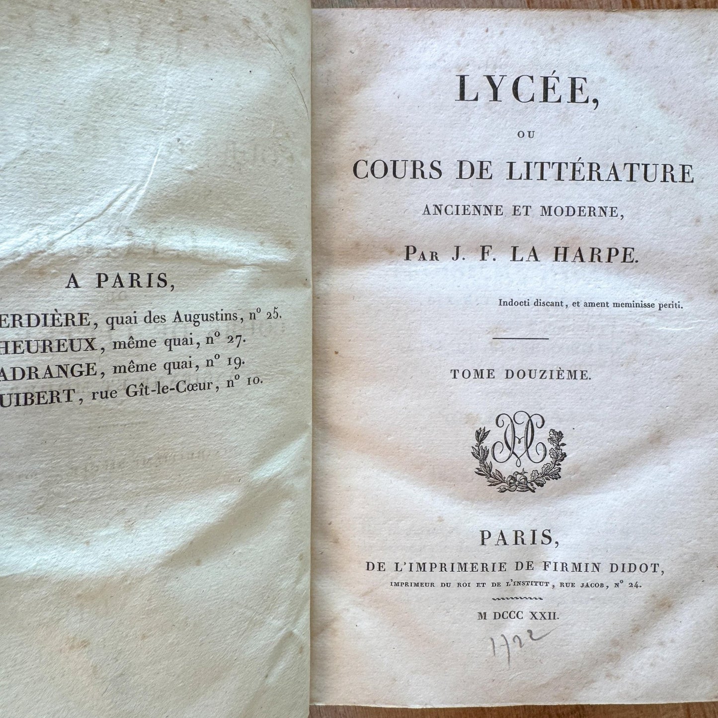 Antique French Leather Book Bundle in Caramel, Brown, and Tan - Pretty Old Books