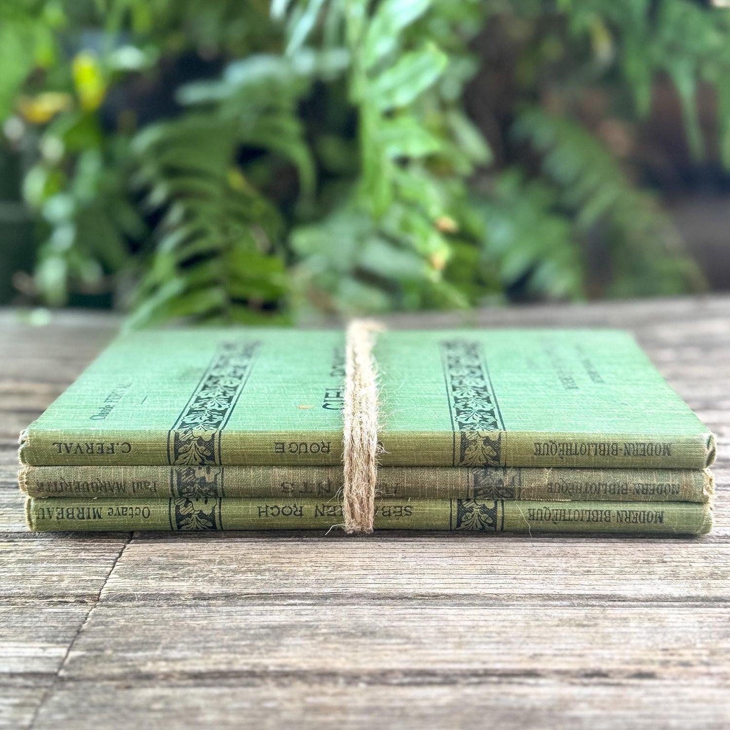 Green Vintage Book Bundles