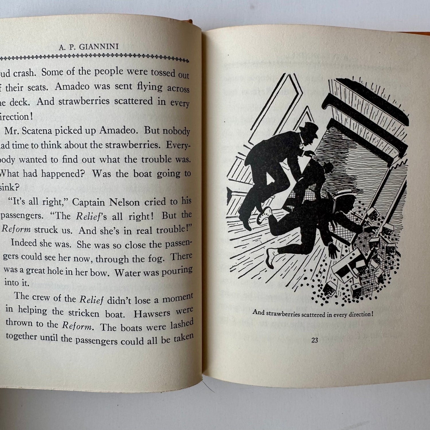 A.P. Giannini: Boy of San Francisco, Childhood of Famous Americans, 1956, Hardcover - Pretty Old Books