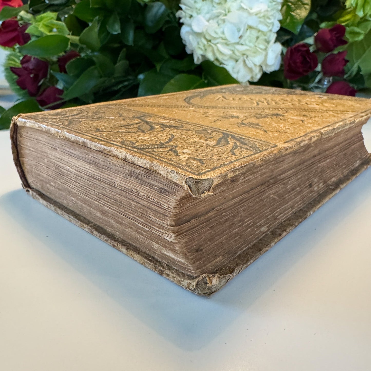 Arabian Nights' Entertainments, 1800s, Ornate Antique Hardcover - Pretty Old Books