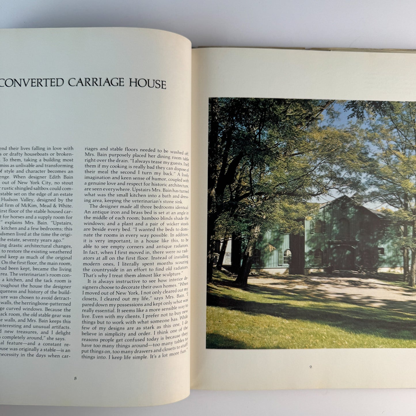 Architectural Digest Country Homes, First Edition, 1982 - Pretty Old Books