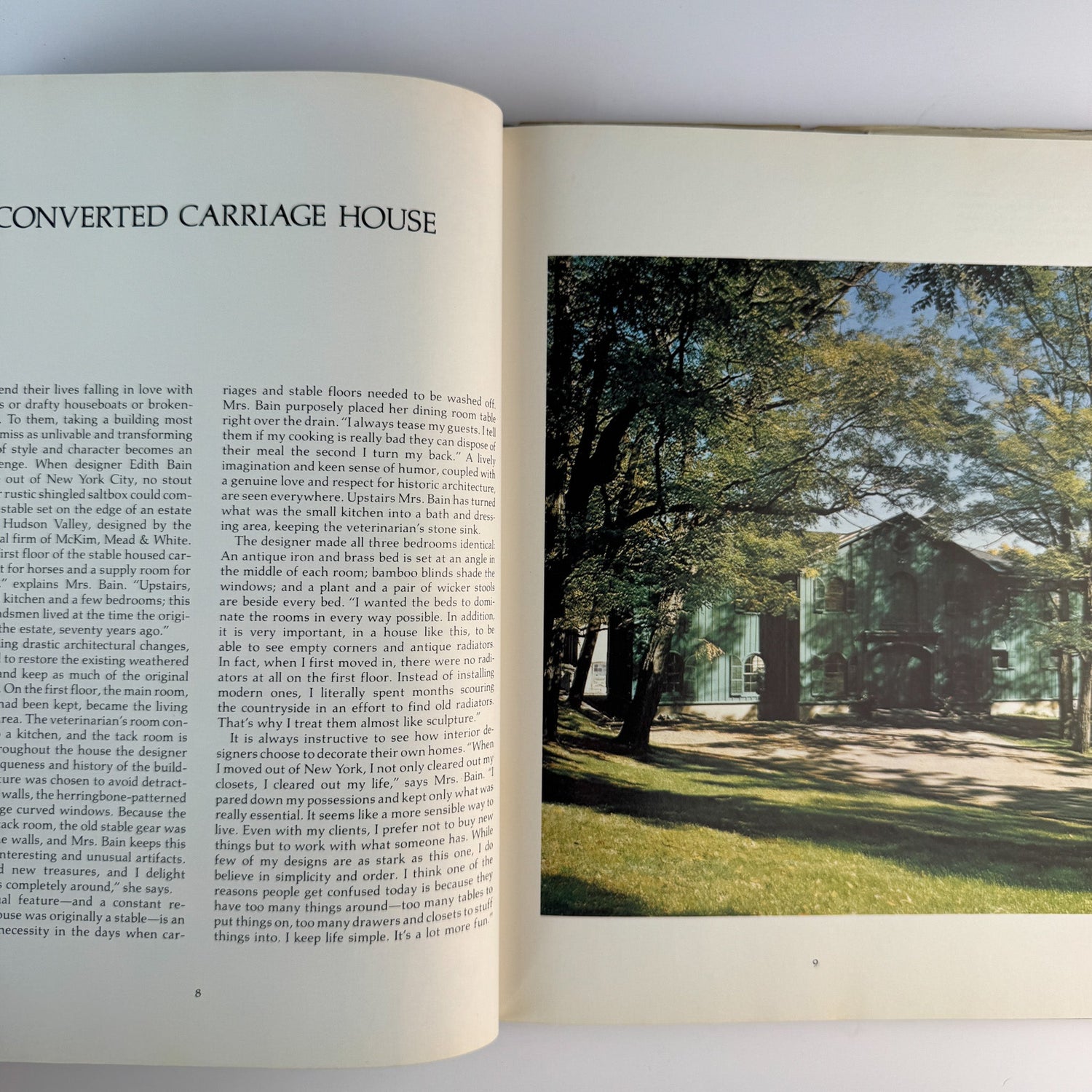 Architectural Digest Country Homes, First Edition, 1982 - Pretty Old Books