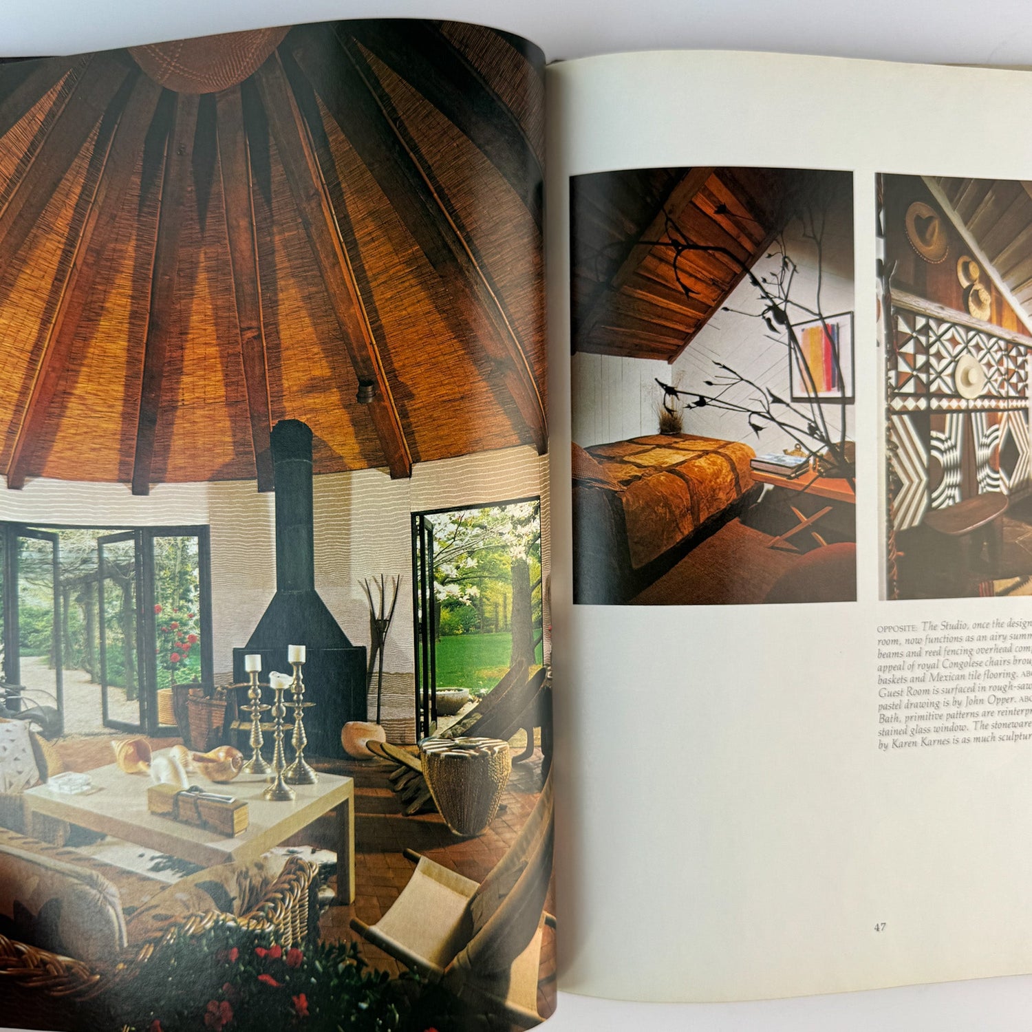 Architectural Digest Country Homes, First Edition, 1982 - Pretty Old Books