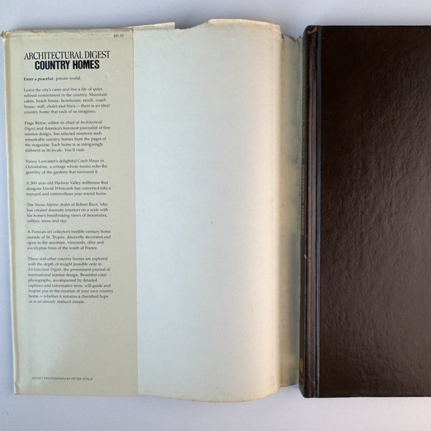 Architectural Digest Country Homes, First Edition, 1982 - Pretty Old Books