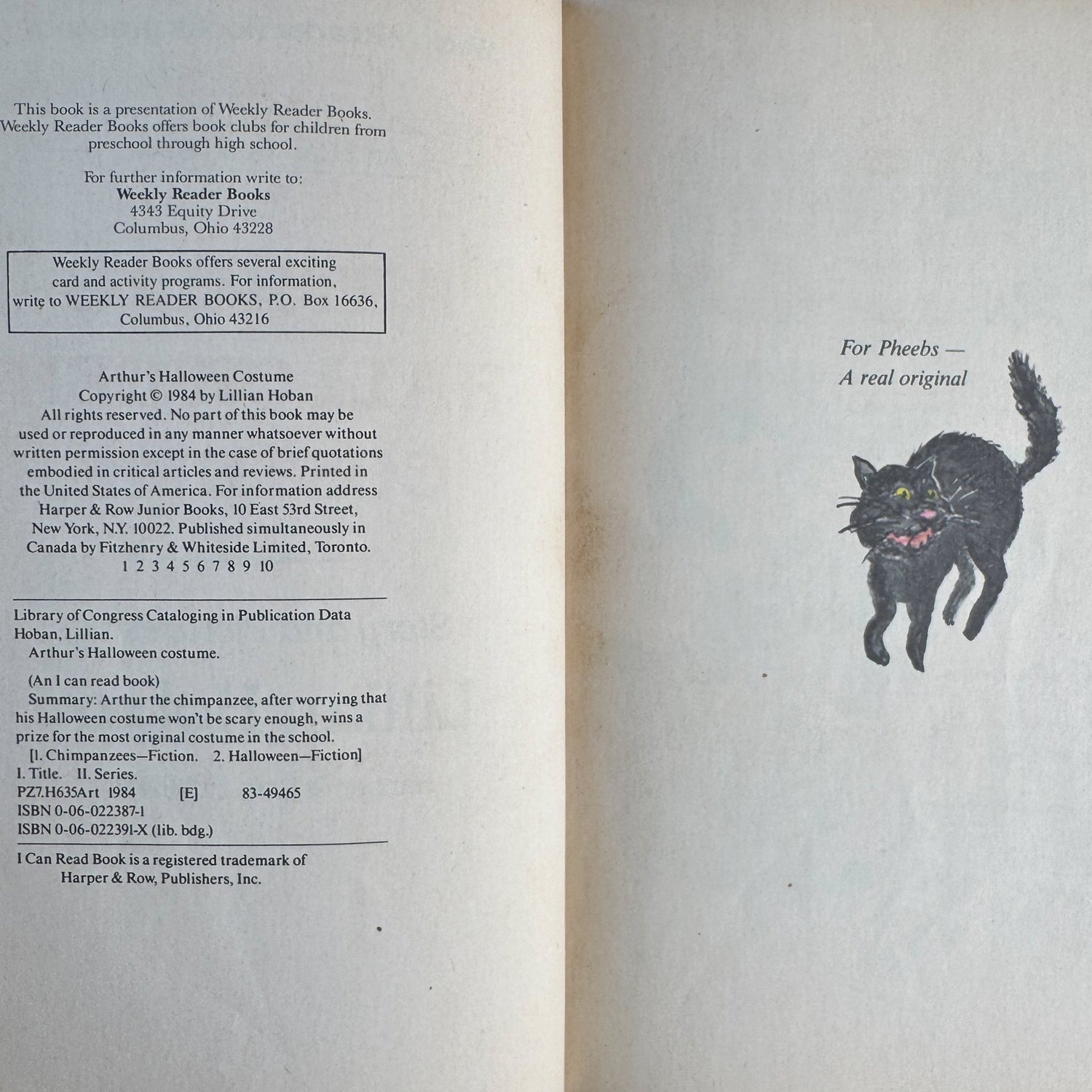 Arthur’s Halloween Costume by Lillian Hoban, 1984 - Pretty Old Books