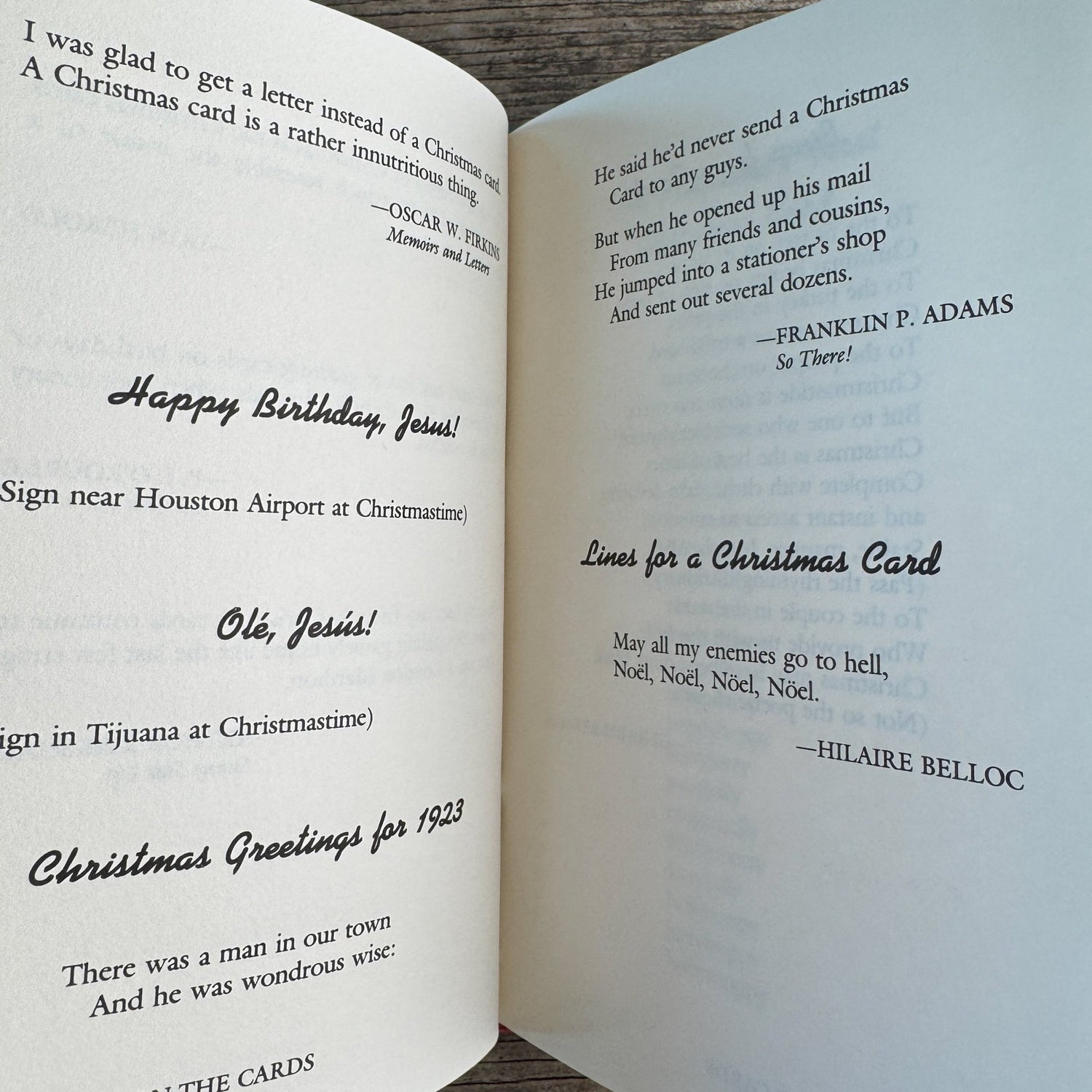 Bah, Humbug, Grumping Through the Season, William Cole, 1992, First Edition - Pretty Old Books