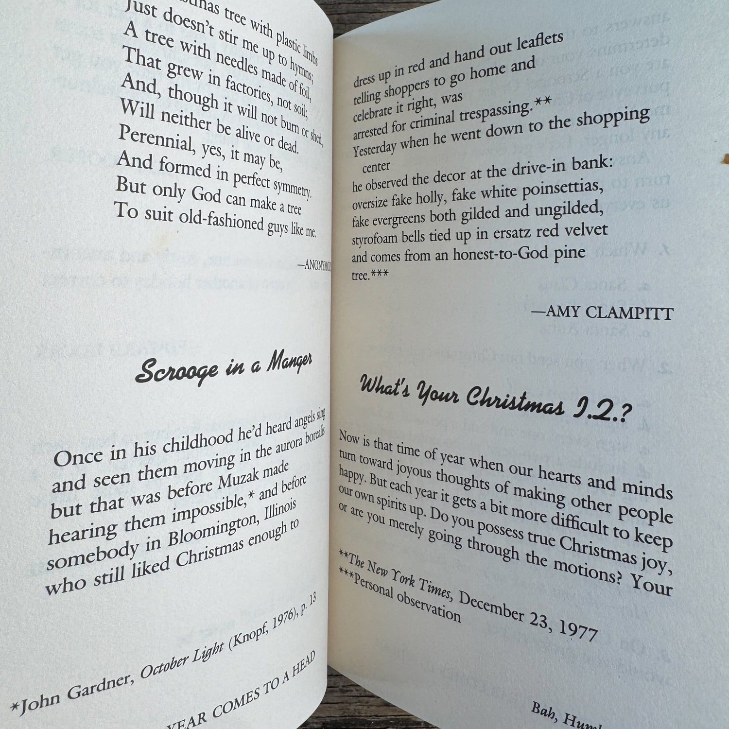 Bah, Humbug, Grumping Through the Season, William Cole, 1992, First Edition - Pretty Old Books