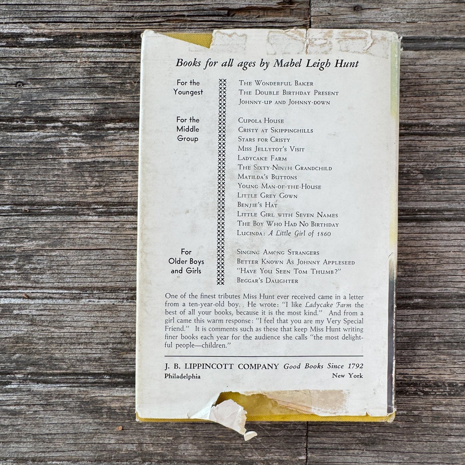 Beggar's Daughter, Mabel Leigh Hunt, 1963, First Edition - Pretty Old Books