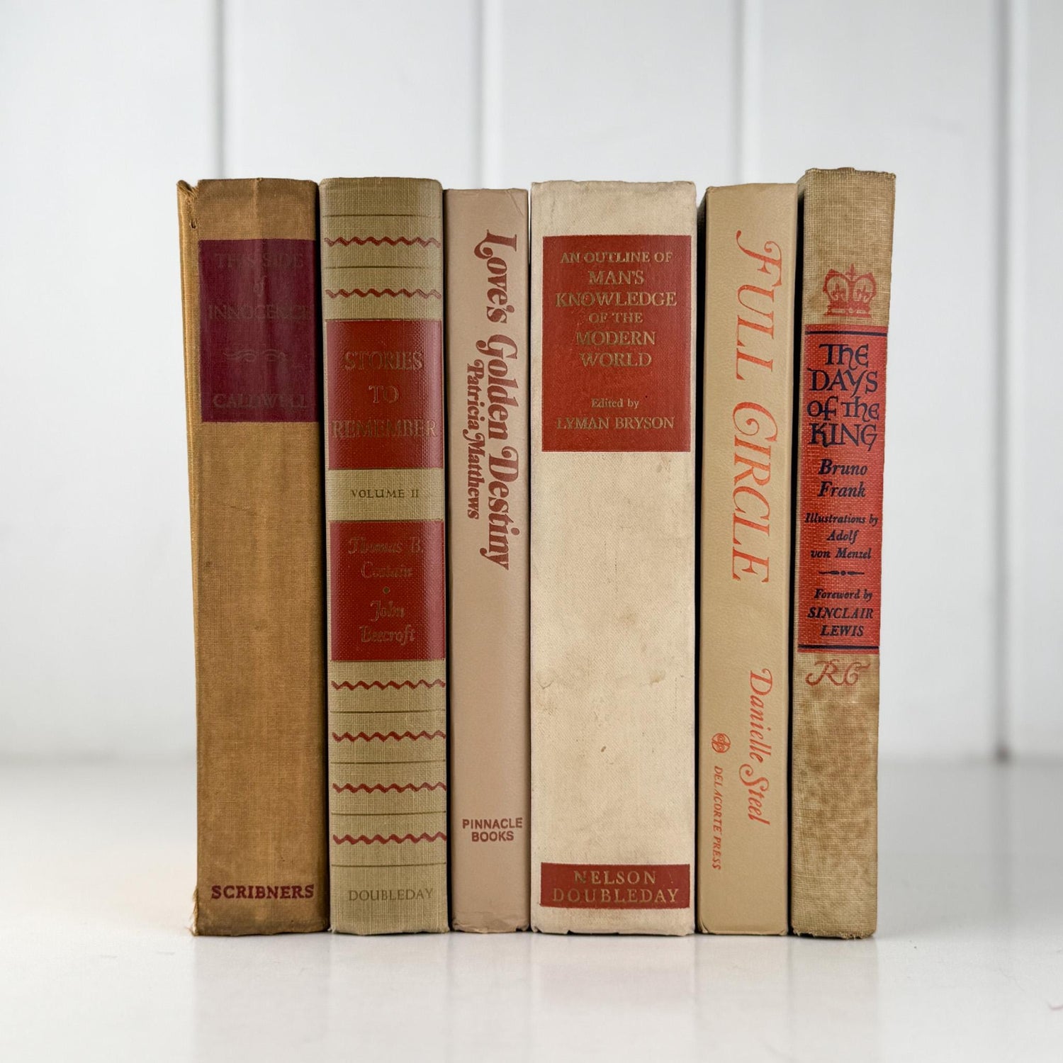 Neutral Vintage Book Bundles