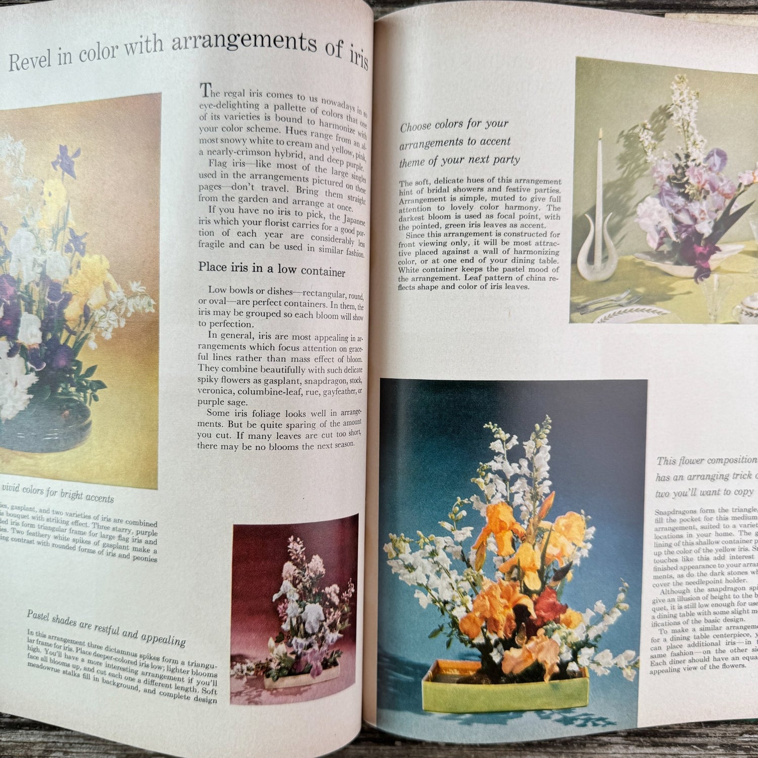 Better Homes and Gardens Flower Arranging, Dust Jacket, 1957 - Pretty Old Books