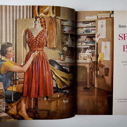 Better Homes and Gardens Sewing Book 1961 Hardcover - Pretty Old Books