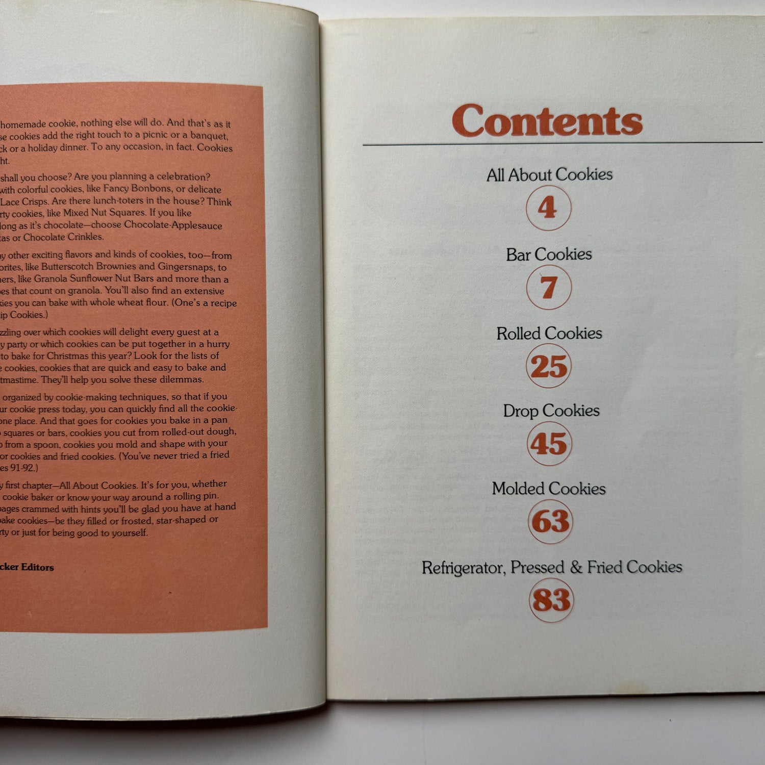 Betty Crocker's Cookie Book 1981 Softcover - Pretty Old Books