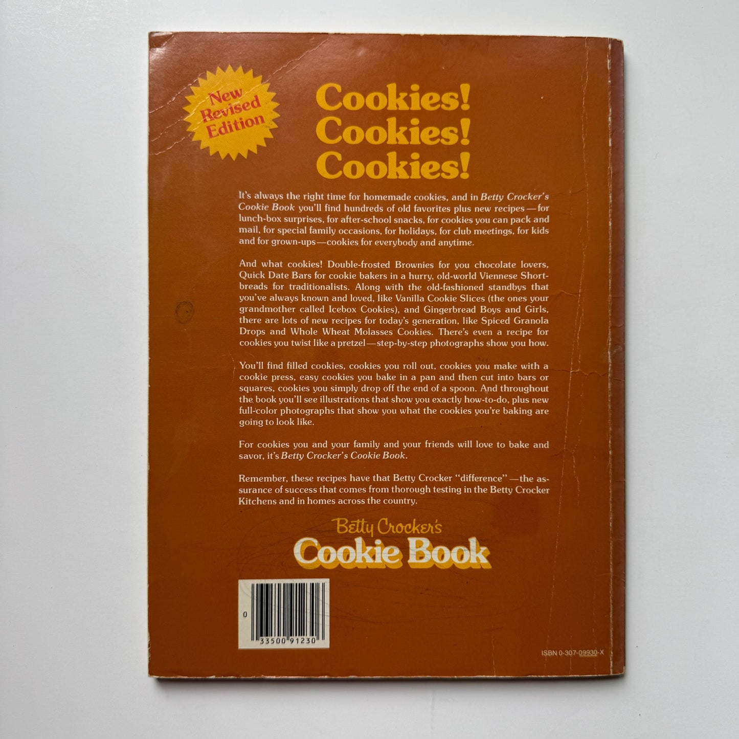 Betty Crocker's Cookie Book 1981 Softcover - Pretty Old Books