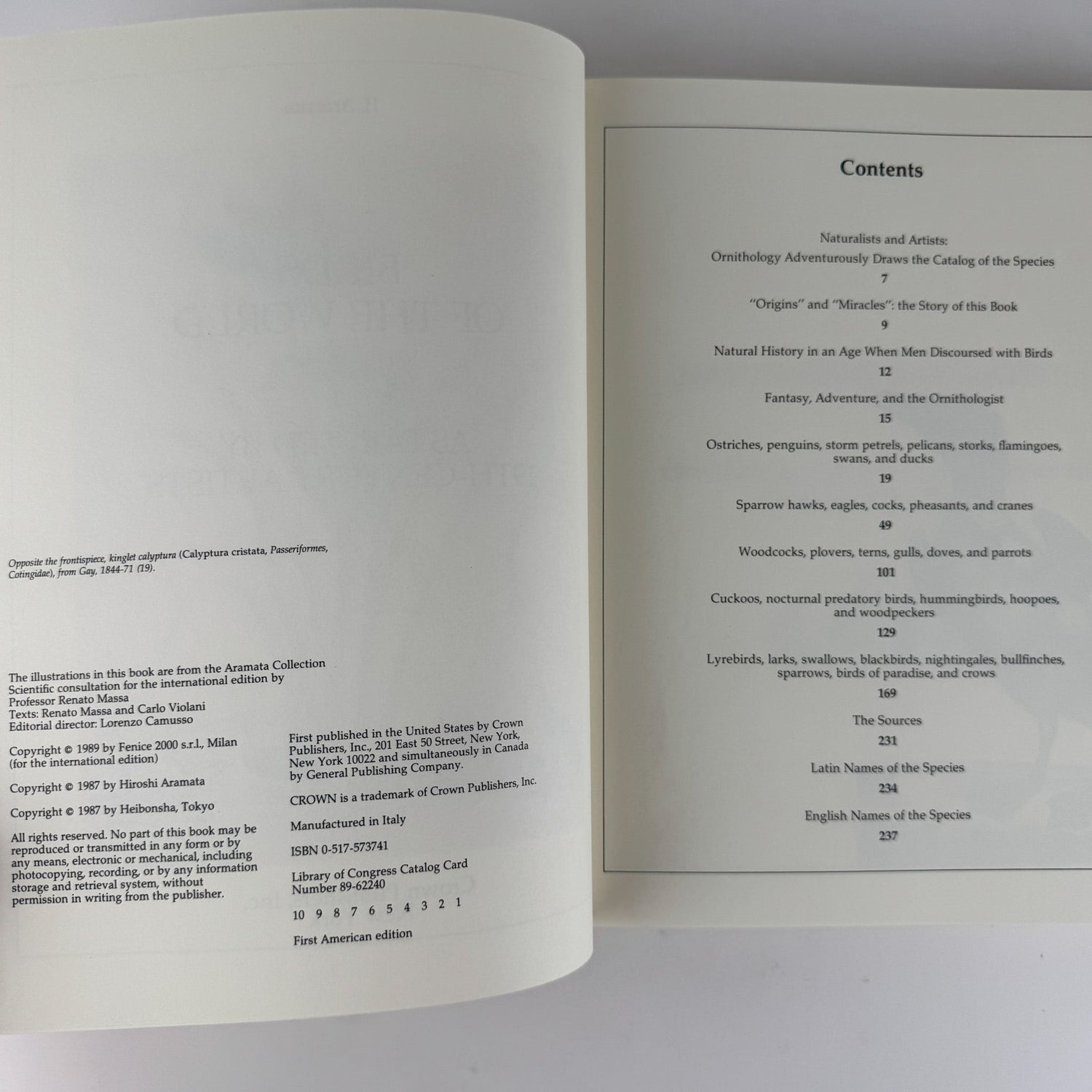 Birds of the World As Painted by 19th Century Artists, Hiroshi Aramata, 1989 - Pretty Old Books