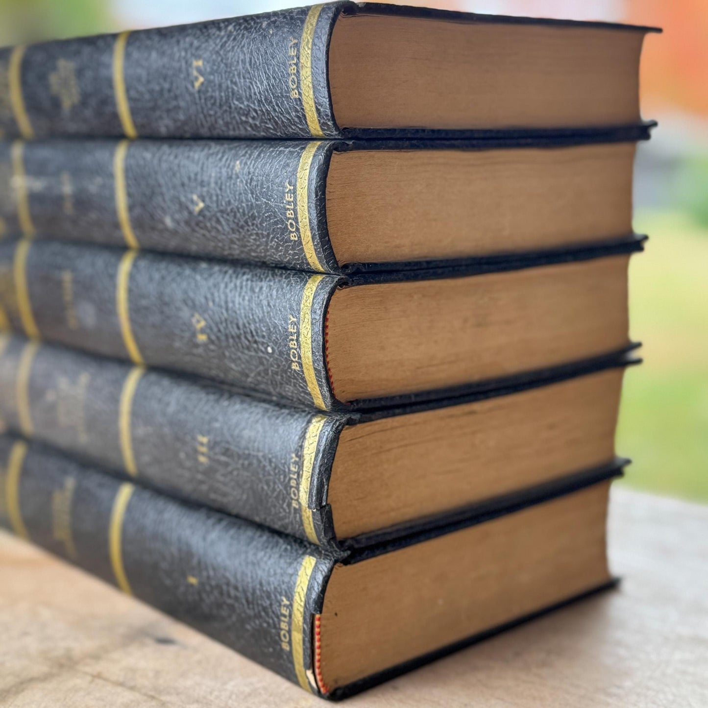 Black & Gold Vintage World Classics Library Book Set | Shakespeare, Plato, Voltaire, Stevenson, Scott - Pretty Old Books