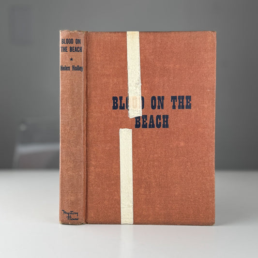 Blood on the Beach, Helen Holley, 1946 Mystery Novel - Pretty Old Books