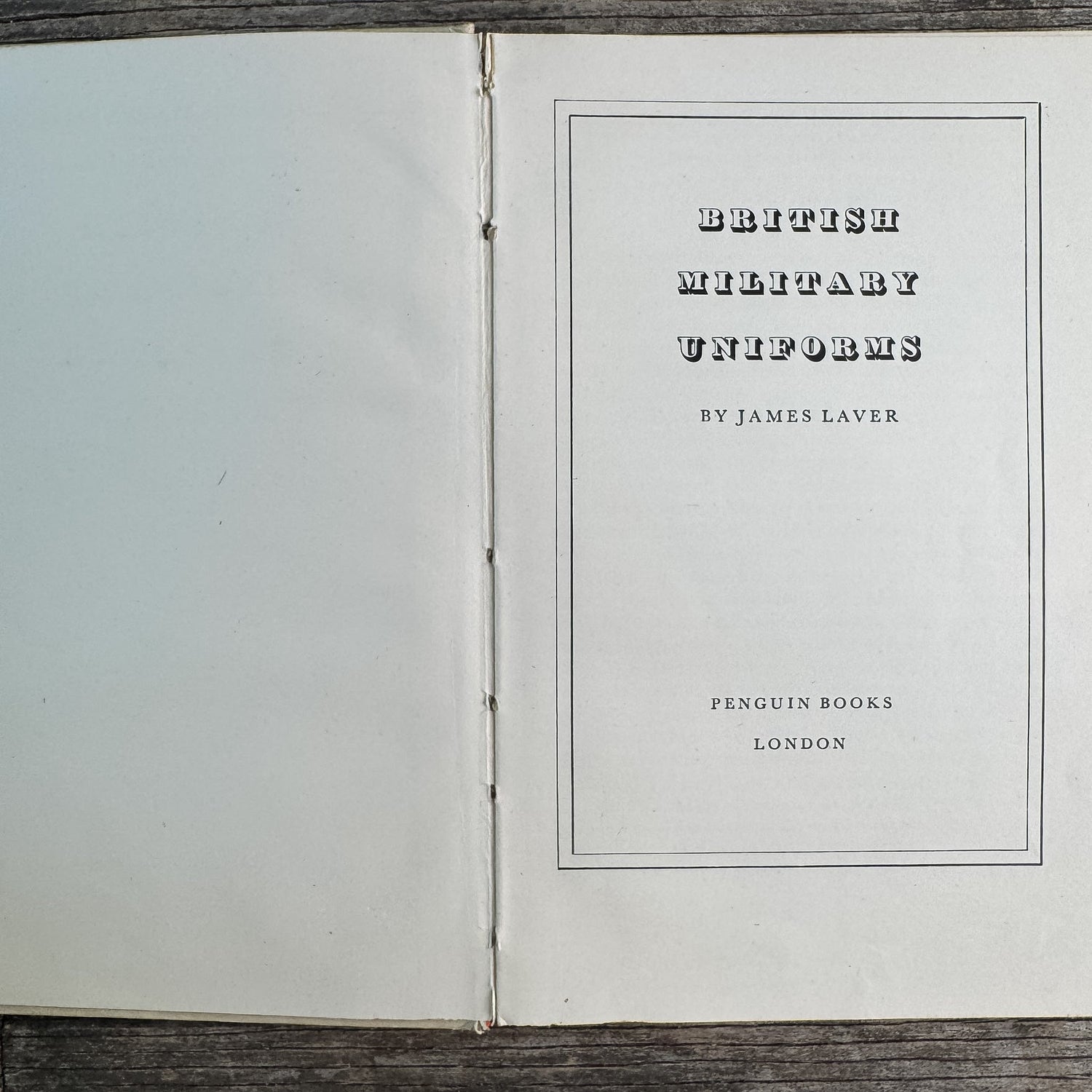British Military Uniforms, James Laver, 1948 - Pretty Old Books