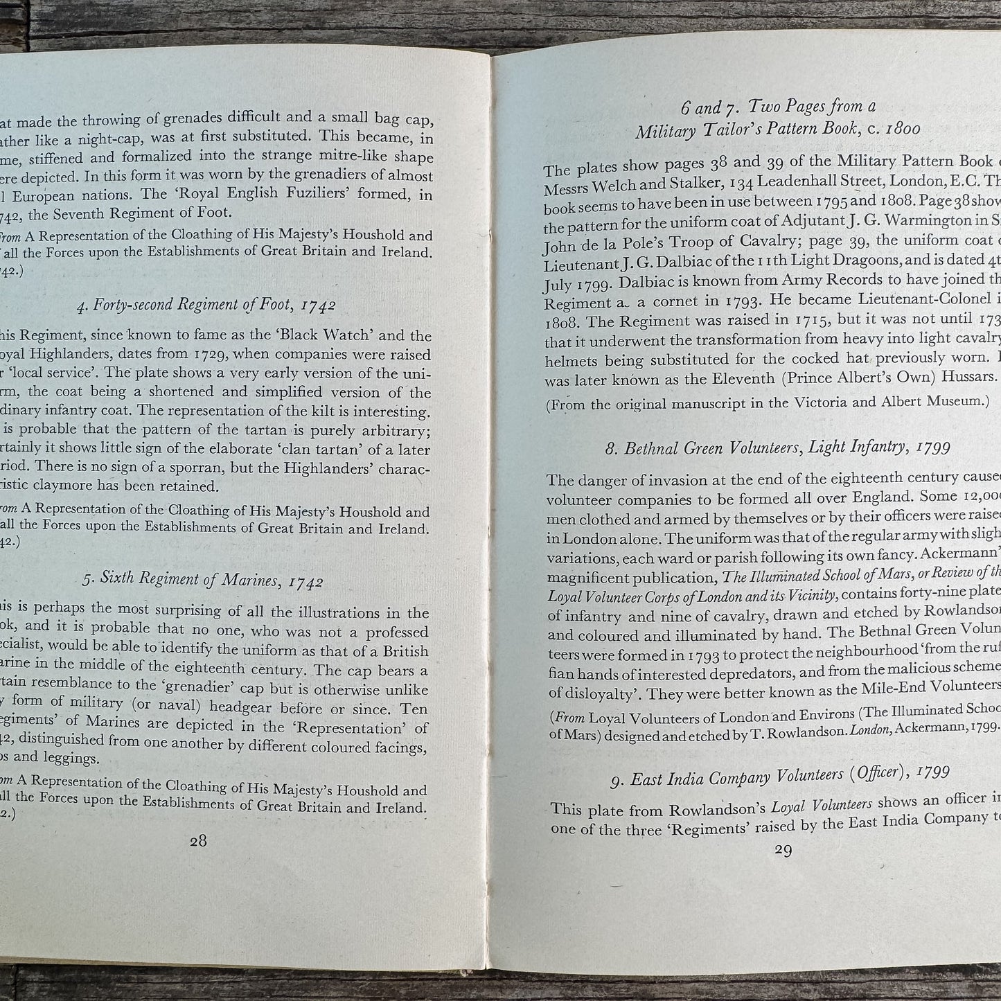 British Military Uniforms, James Laver, 1948 - Pretty Old Books
