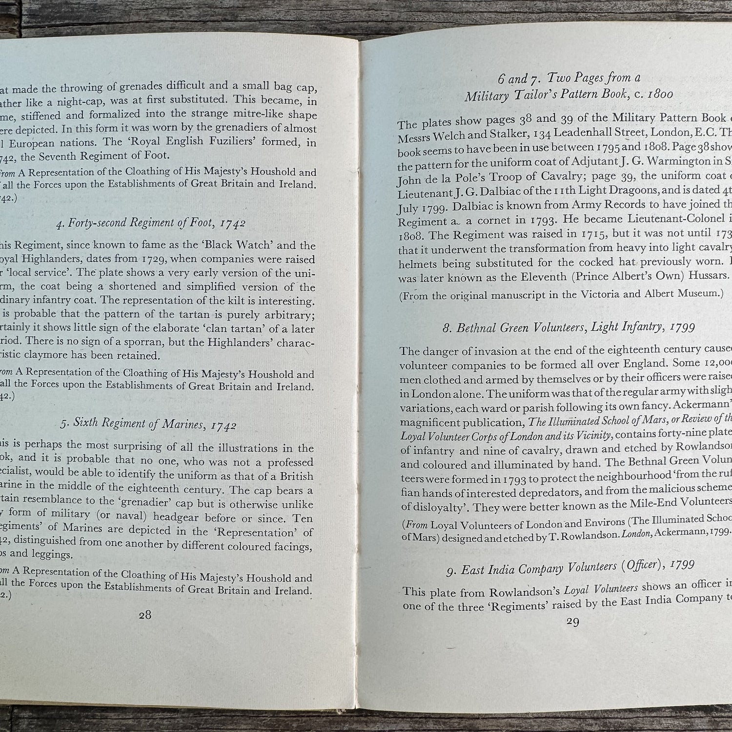 British Military Uniforms, James Laver, 1948 - Pretty Old Books
