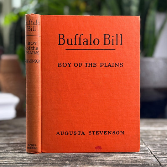 Buffalo Bill: Boy of the Plains, Childhood of Famous Americans, 1948 - Pretty Old Books