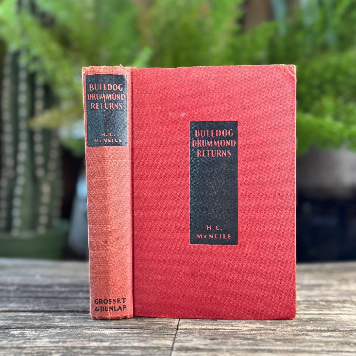 Bulldog Drummond Returns, H.C. McNeile 1932 Hardcover - Pretty Old Books