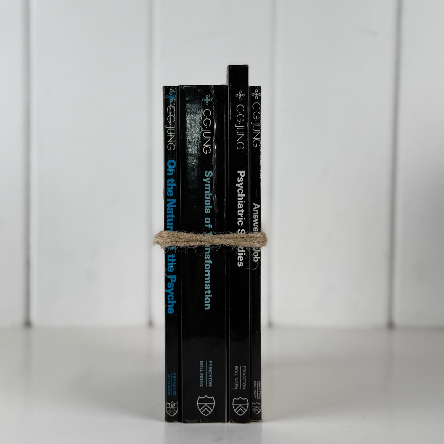 Carl Jung, The Bollingen Series Paperbacks, Set of 4: Nature of Psyche, Answer to Job - Pretty Old Books