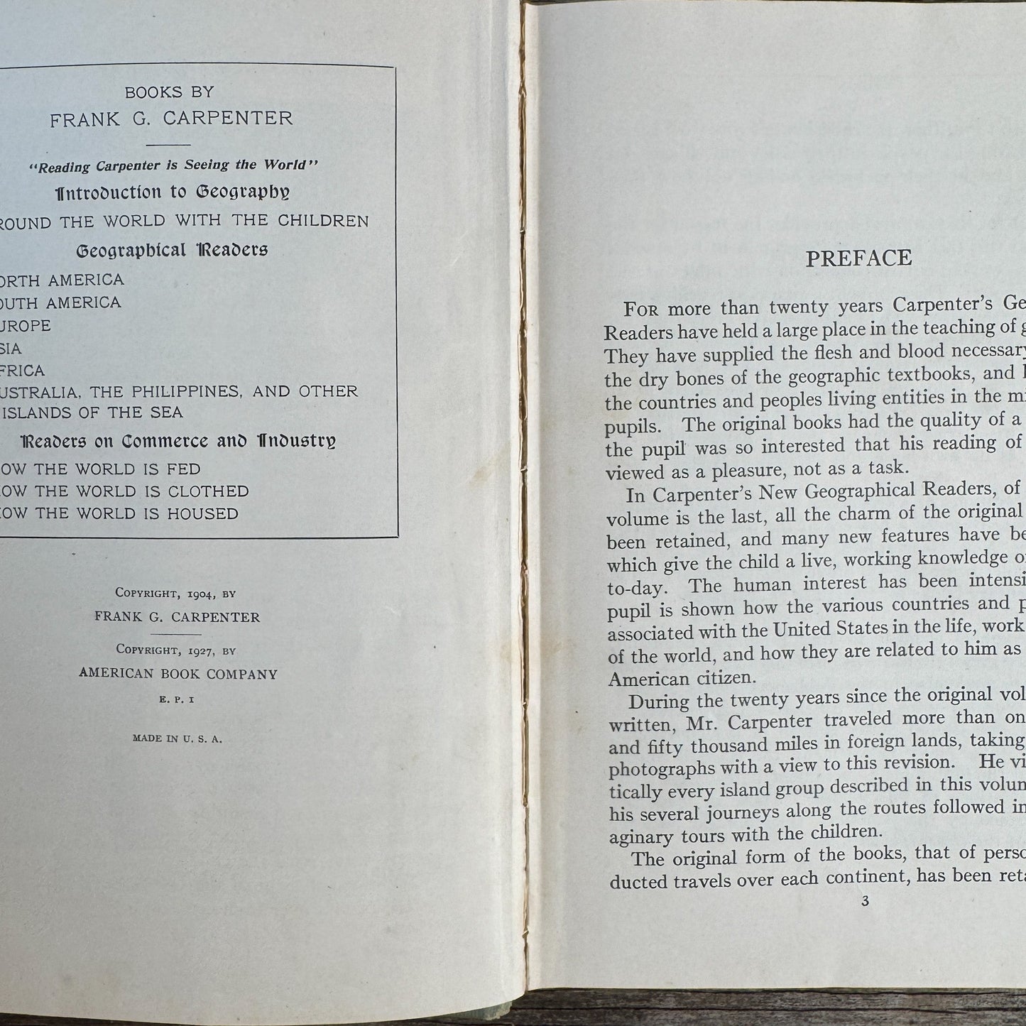 Carpenter's New Geographical Reader: Australia, The Philippines, and Other Islands of the Sea - Pretty Old Books