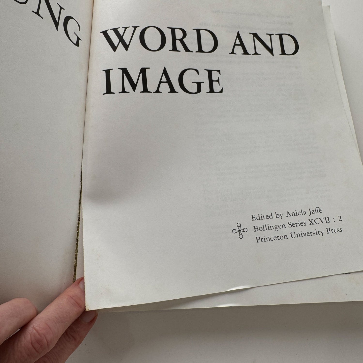 C.G. Jung: Word and Image, Princeton Bollingen Series, Illustrated Biography 1979 - Pretty Old Books