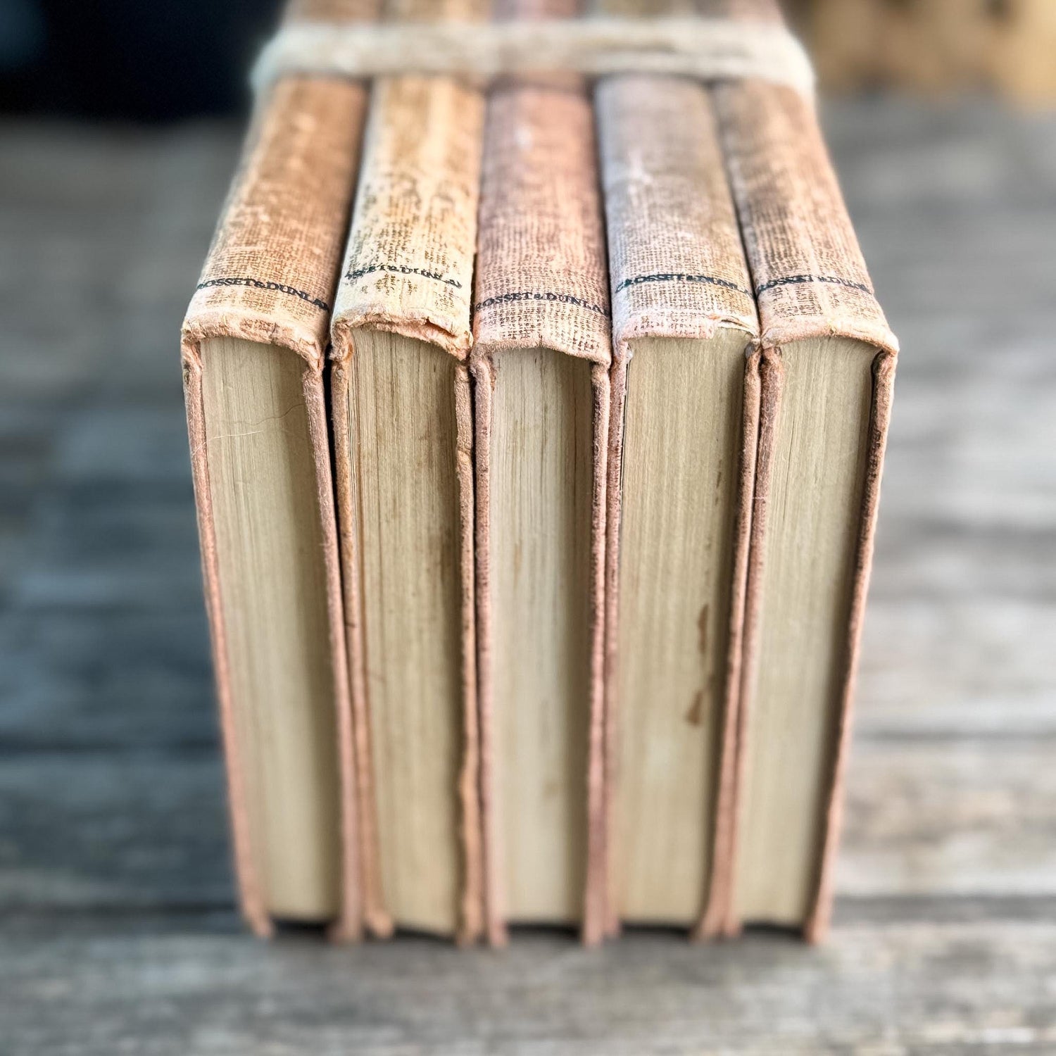 Cherry Ames Book Set for Girls, Vintage Rust Terra Cotta Neutral Book Bundle - Pretty Old Books