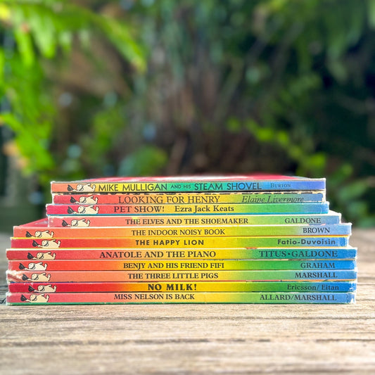 Children's Choice Book Club Picture Book Set, Eleven Hardcovers, 1980s and 1990s - Pretty Old Books
