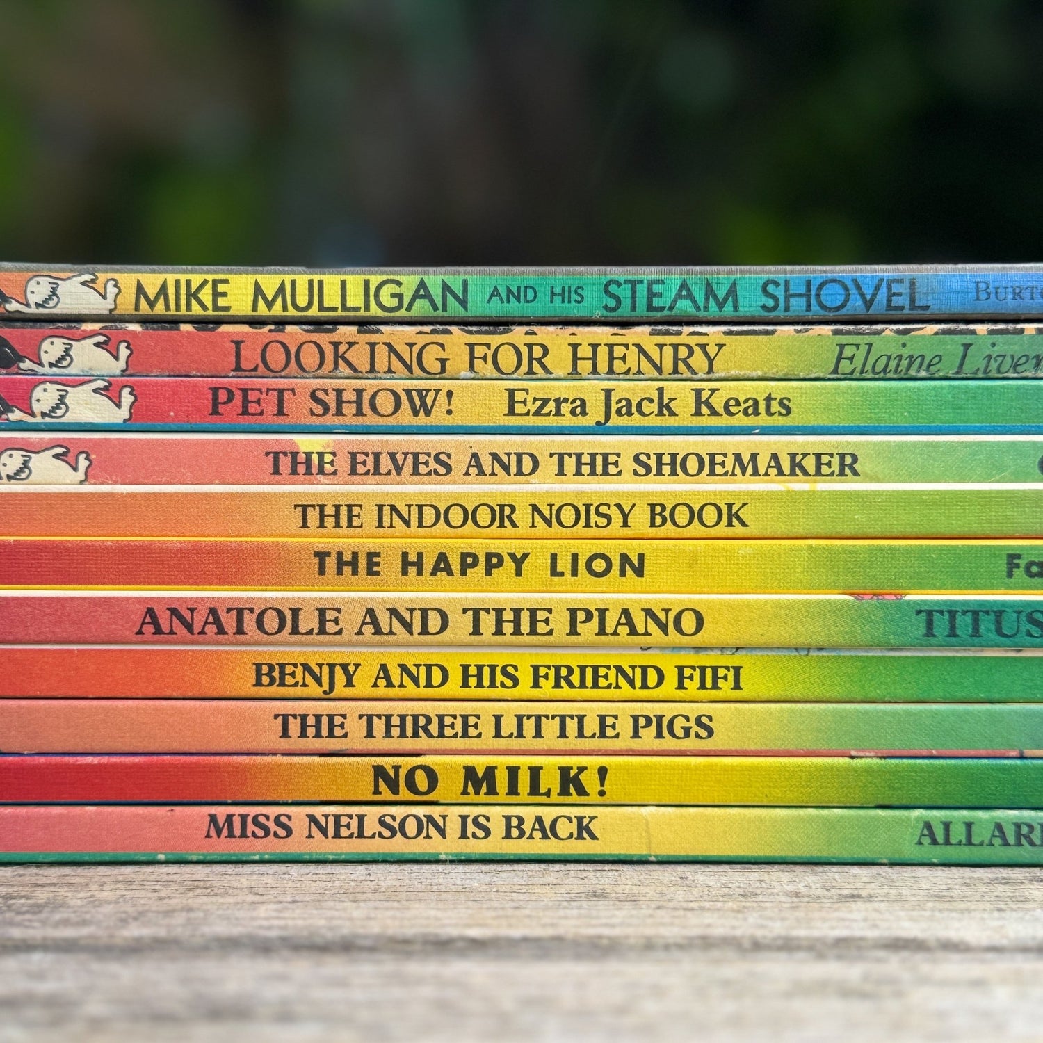 Children's Choice Book Club Picture Book Set, Eleven Hardcovers, 1980s and 1990s - Pretty Old Books