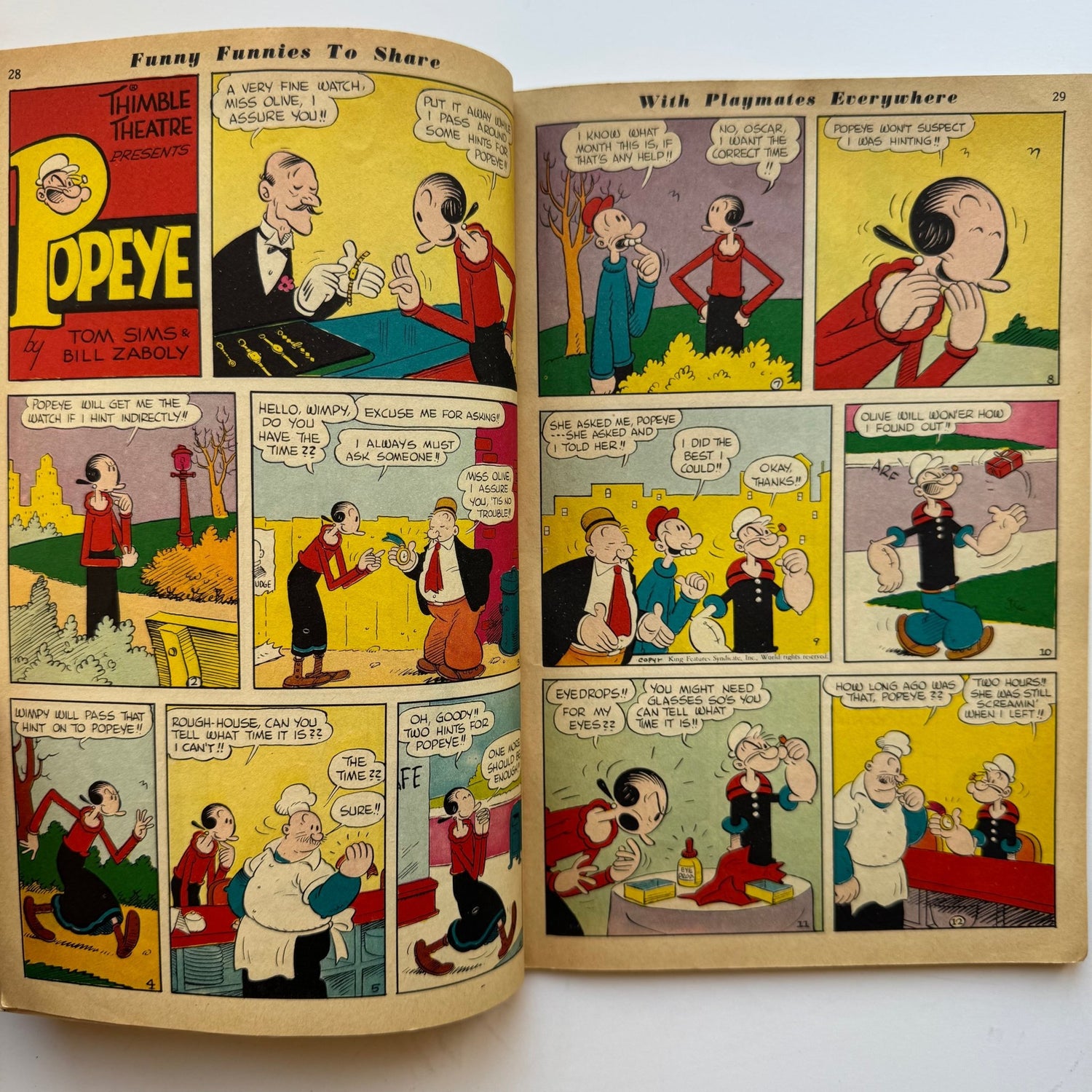 Children's Play Mate Magazine January 1959, Activities and Stories - Pretty Old Books