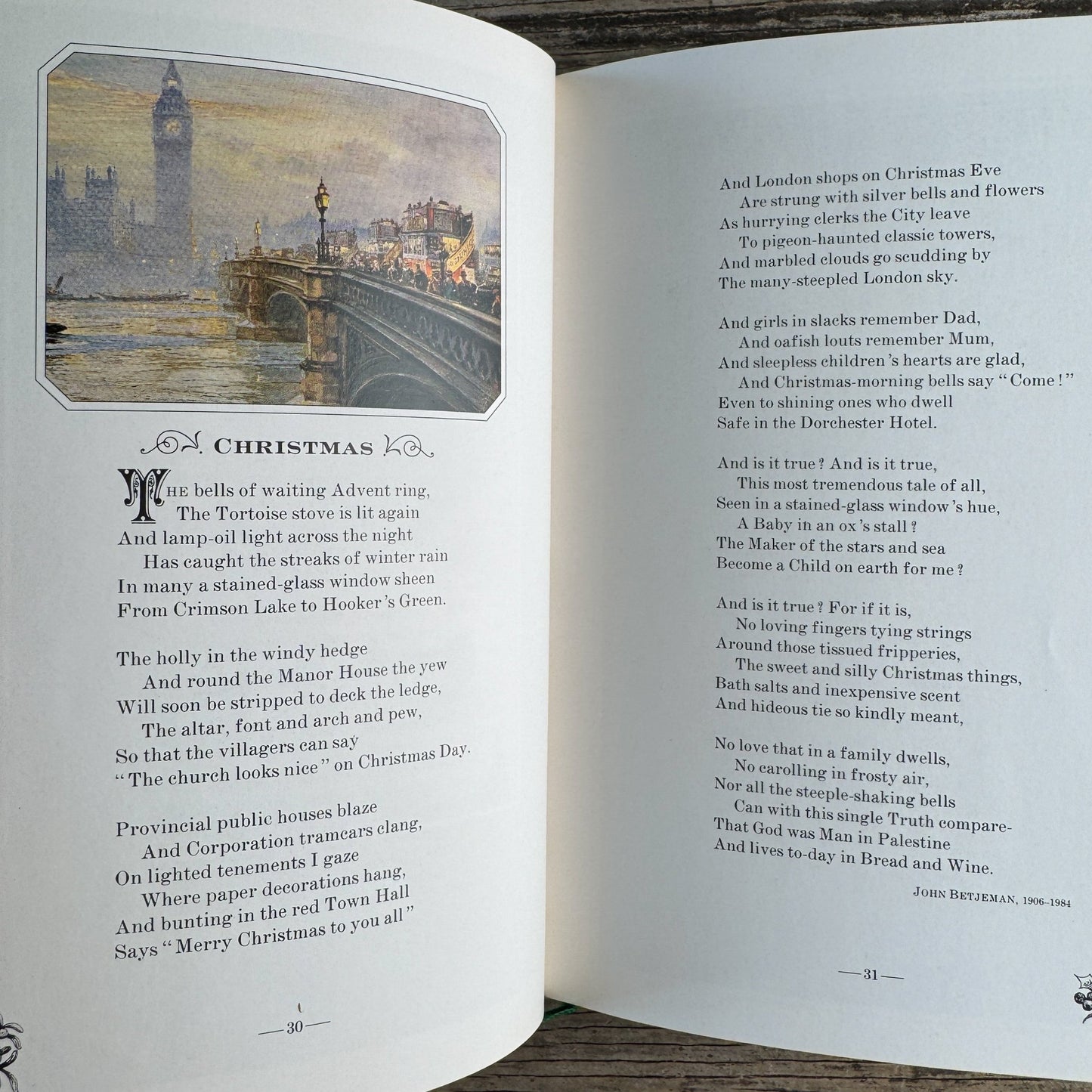Christmas, A Penhaligon's Scented Treasury of Verse and Prose, Sheila Pickles, 1989 - Pretty Old Books